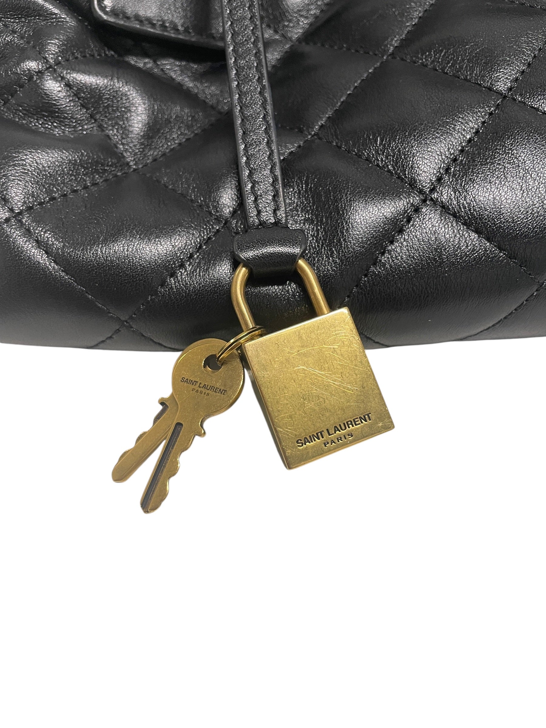 SAINT LAURENT/Bag/Leather/BLK/M8XH9/GOLD HARDWARE view 5