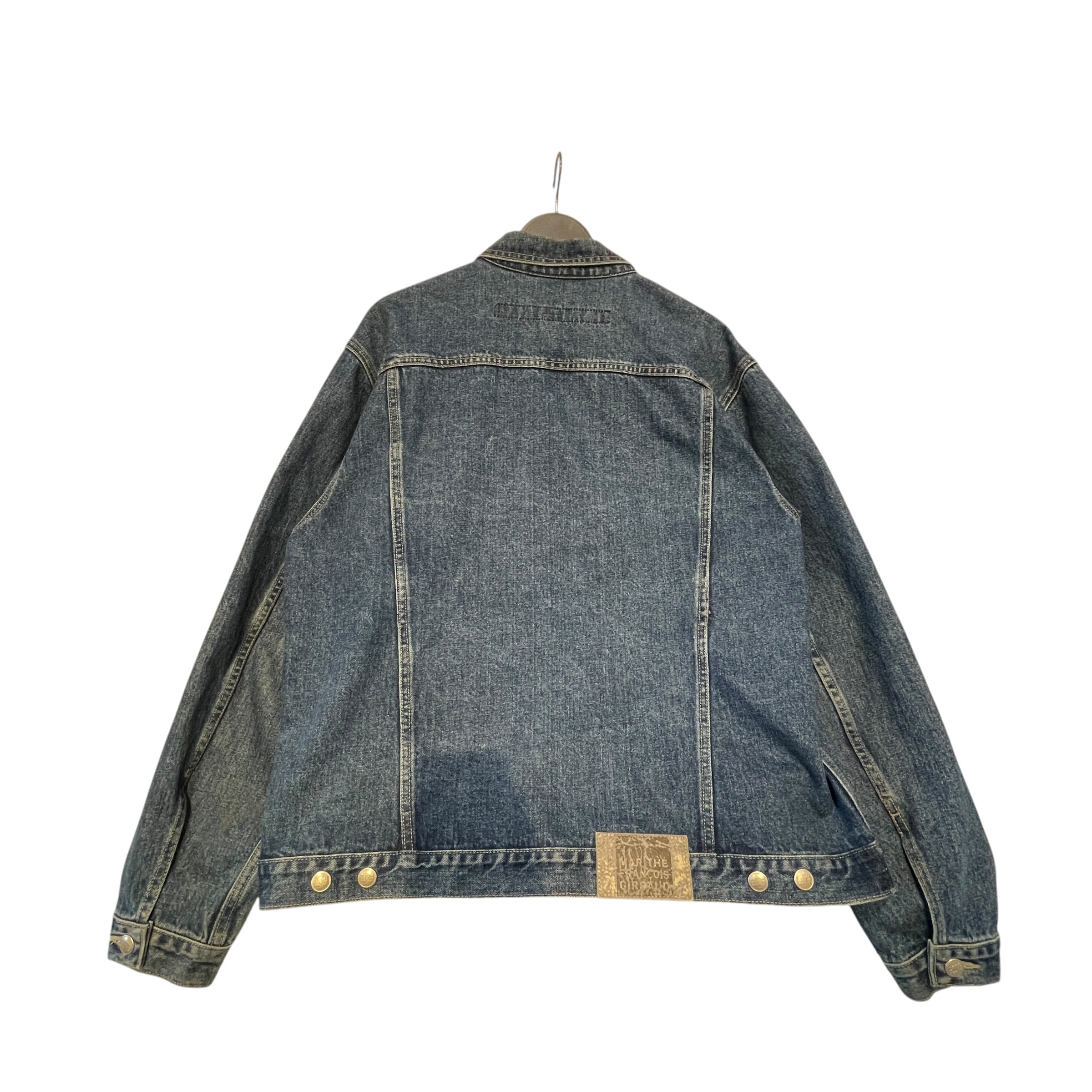 MARITHE FRANCOIS GIRBAUD/Denim Jkt/XL/Denim/NVY/Multi-Pocket Button-up Jacket view 2