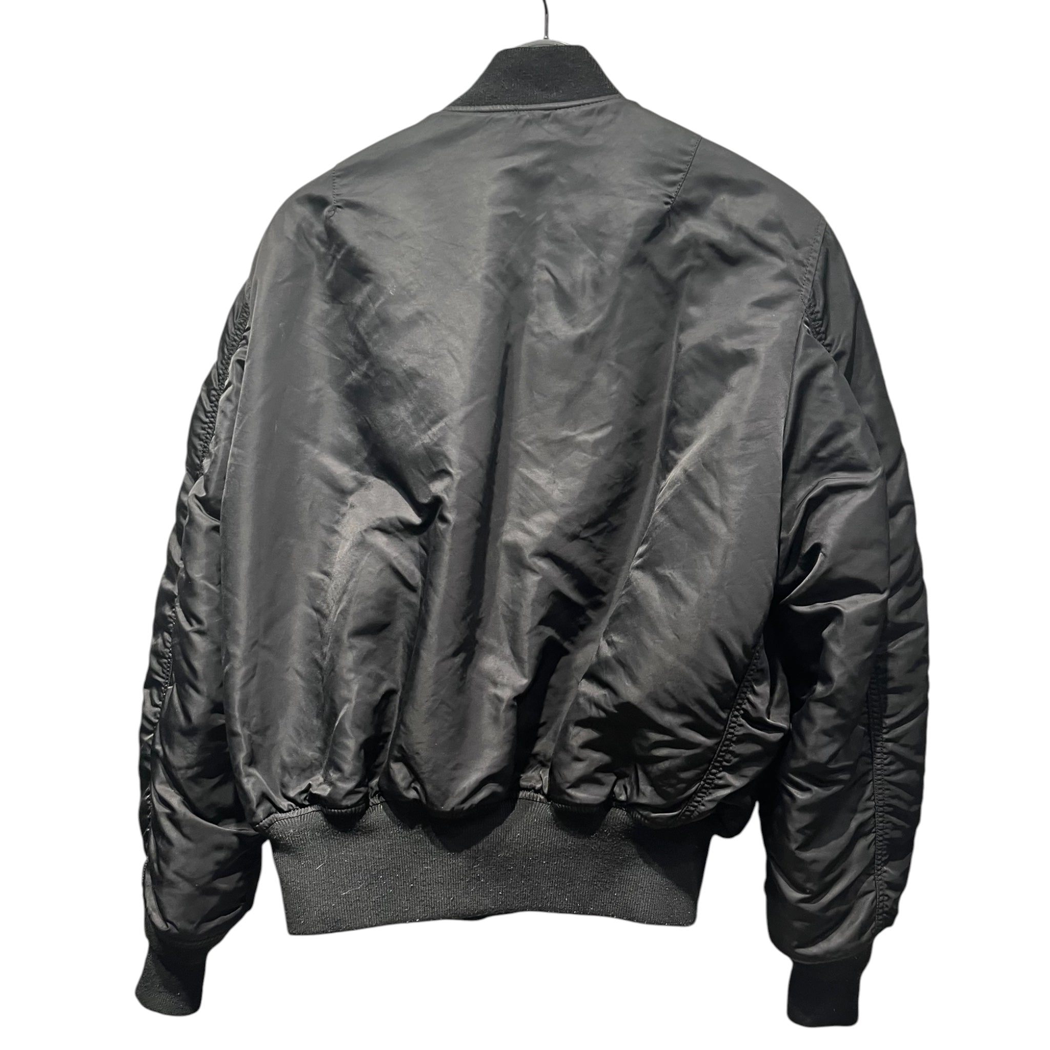 ALPHA INDUSTRIES/Jacket/L/Nylon/BLK/ALPHA INDUSTRIES MA-1 BOMBER view 2