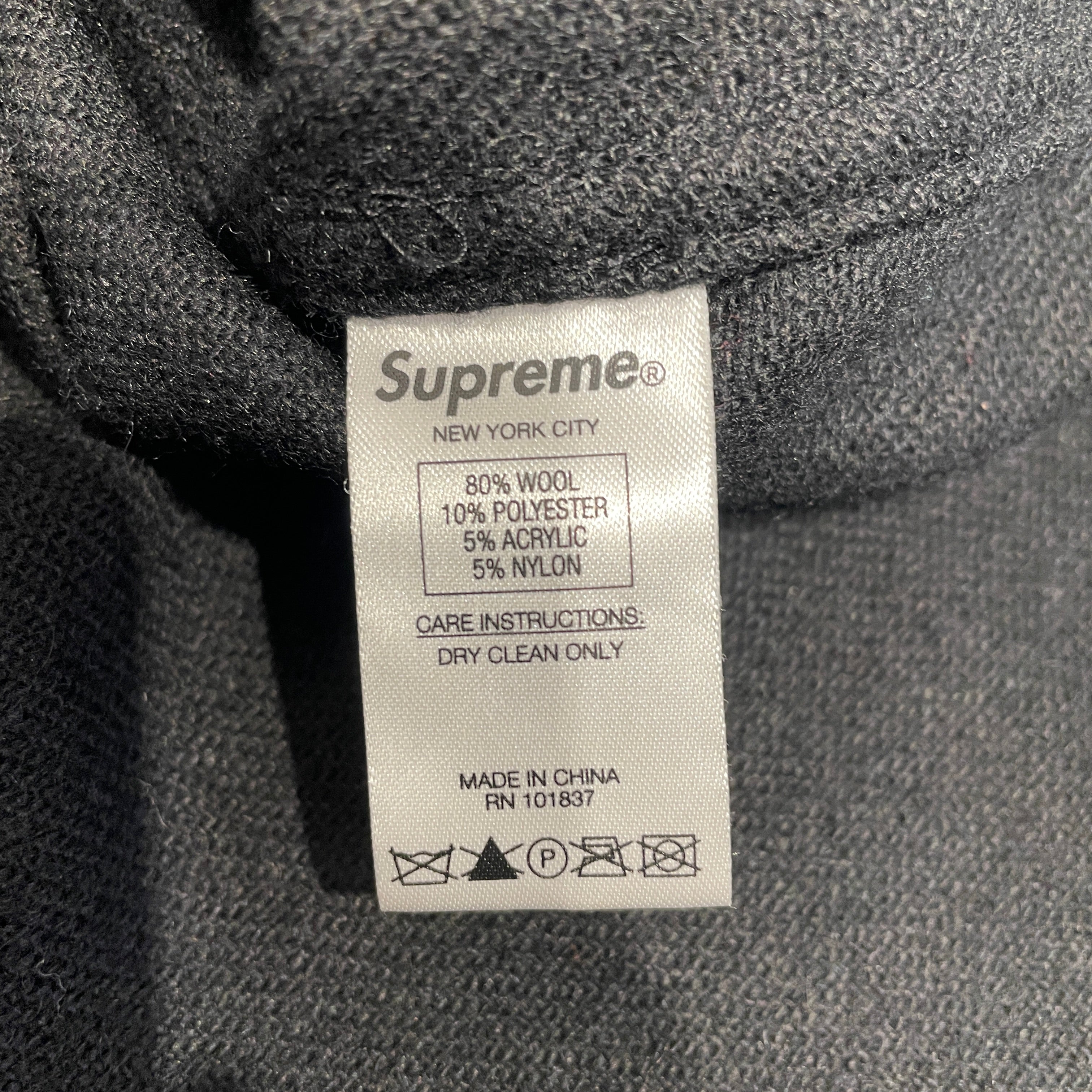 Supreme/Vest/XL/Wool/BLK/Wool Baseball Vest view 4