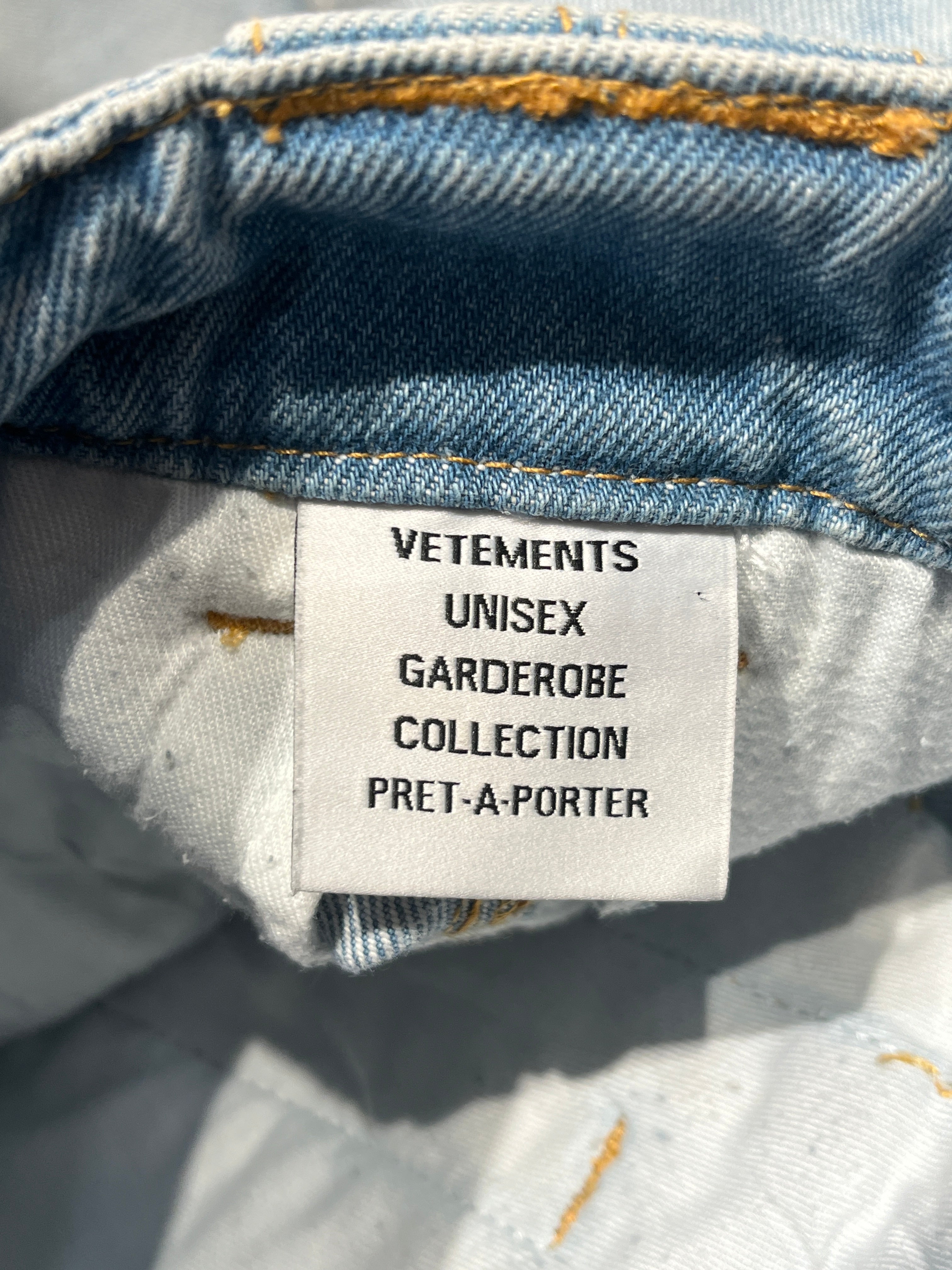 VETEMENTS/Pants/28/Denim/IDG/TRANSFORMER PANTS view 4