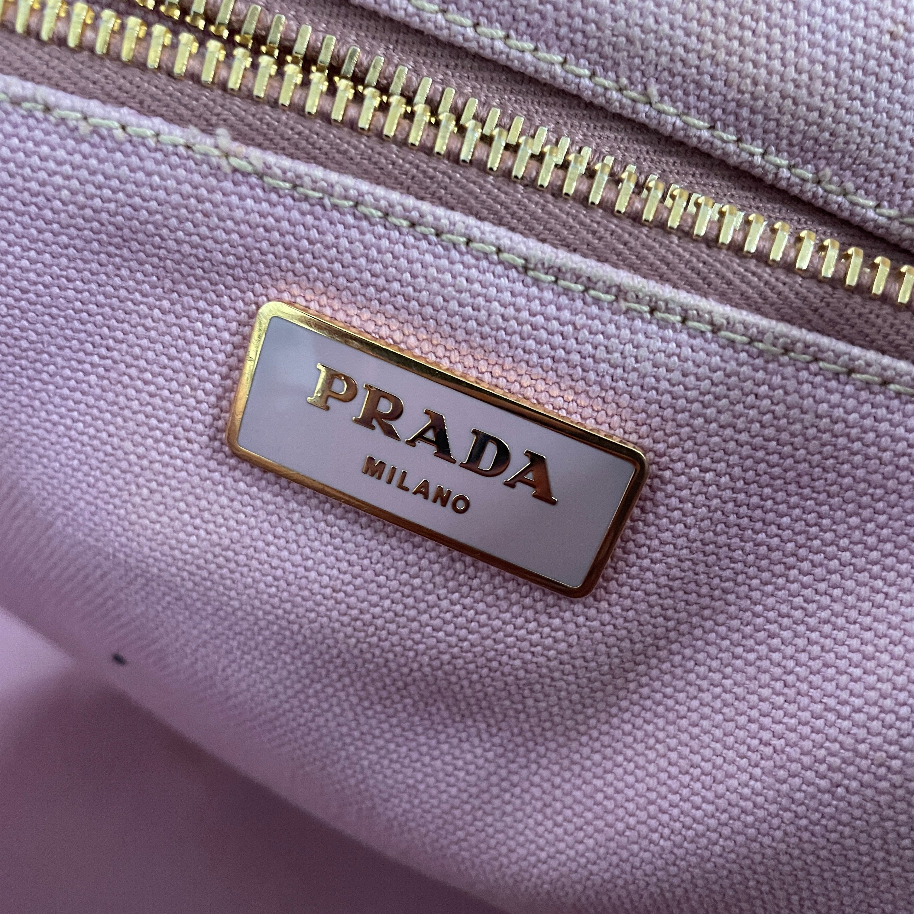 PRADA/Tote Bag/Cotton/PNK/CANVAS CANAPA TOTE BAG view 3