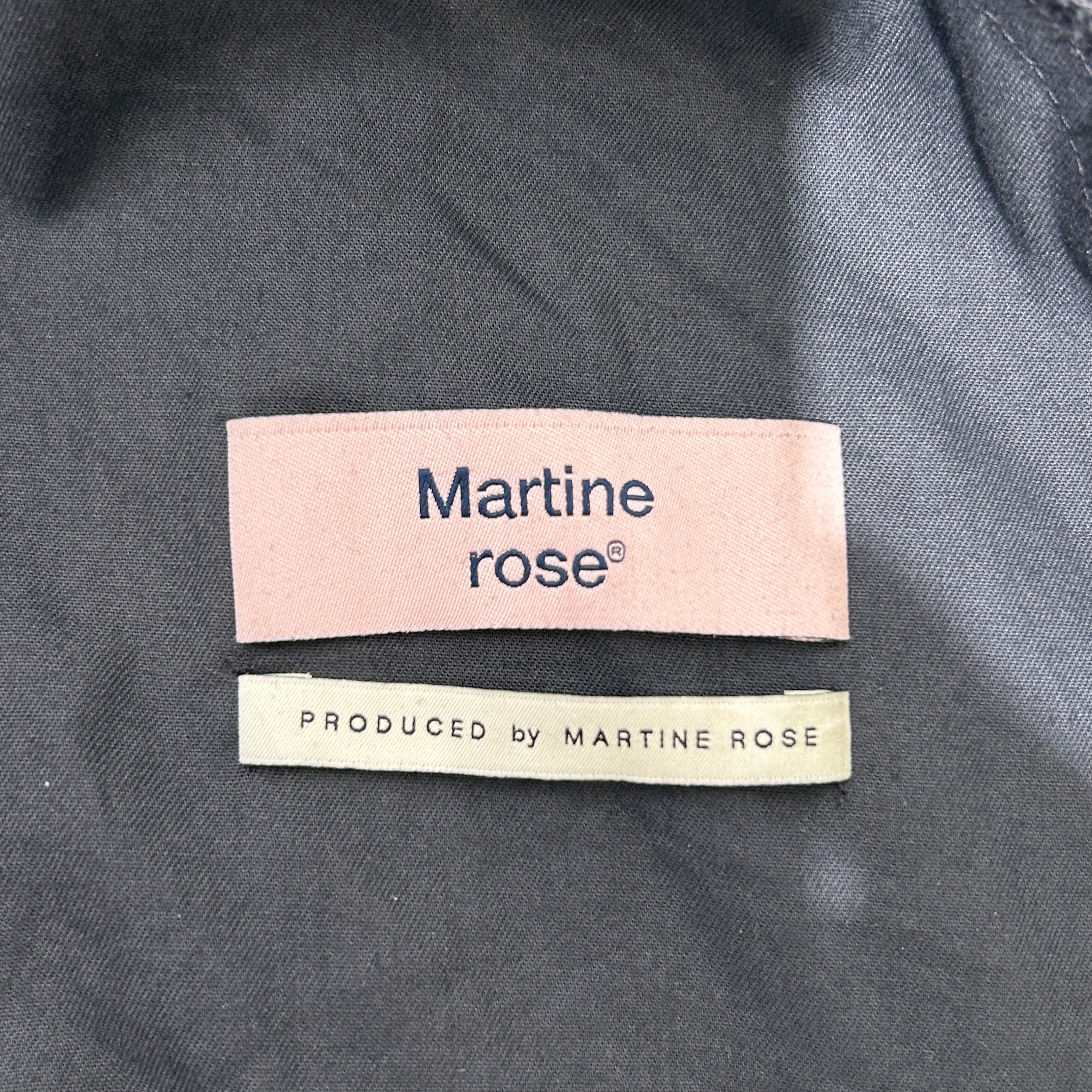 MARTINE ROSE/Pants/XL/Nylon/NVY/ROSE SPORT TRACK PANTS view 3