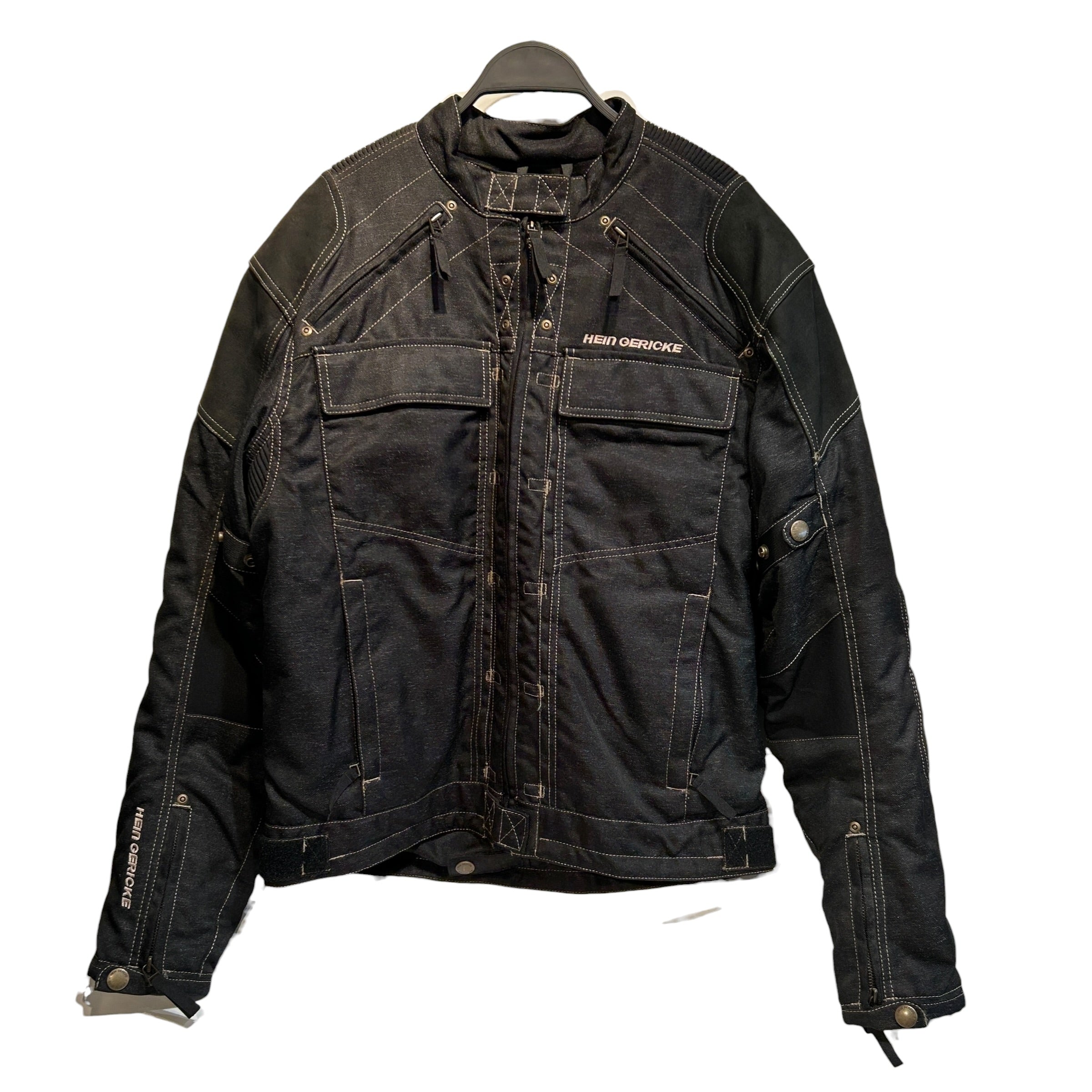 Hein Gericke/Riders Jkt (S)/M/Polyester/BLK/Multi-Pocket Biker Jacket view 1