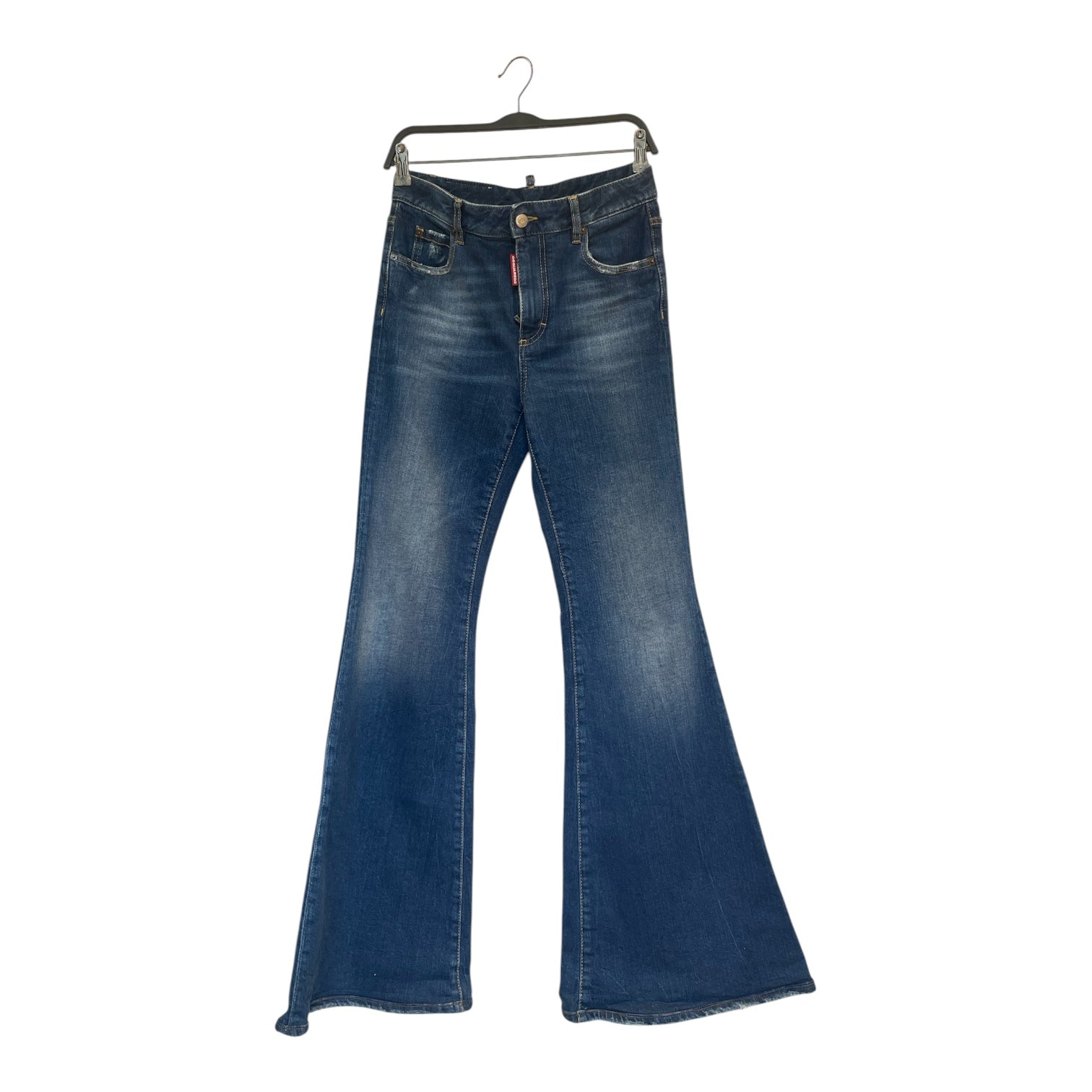 DSQUARED2/Bootcut Pants/36/Denim/BLU/SUPER FLARE JEAN view 1