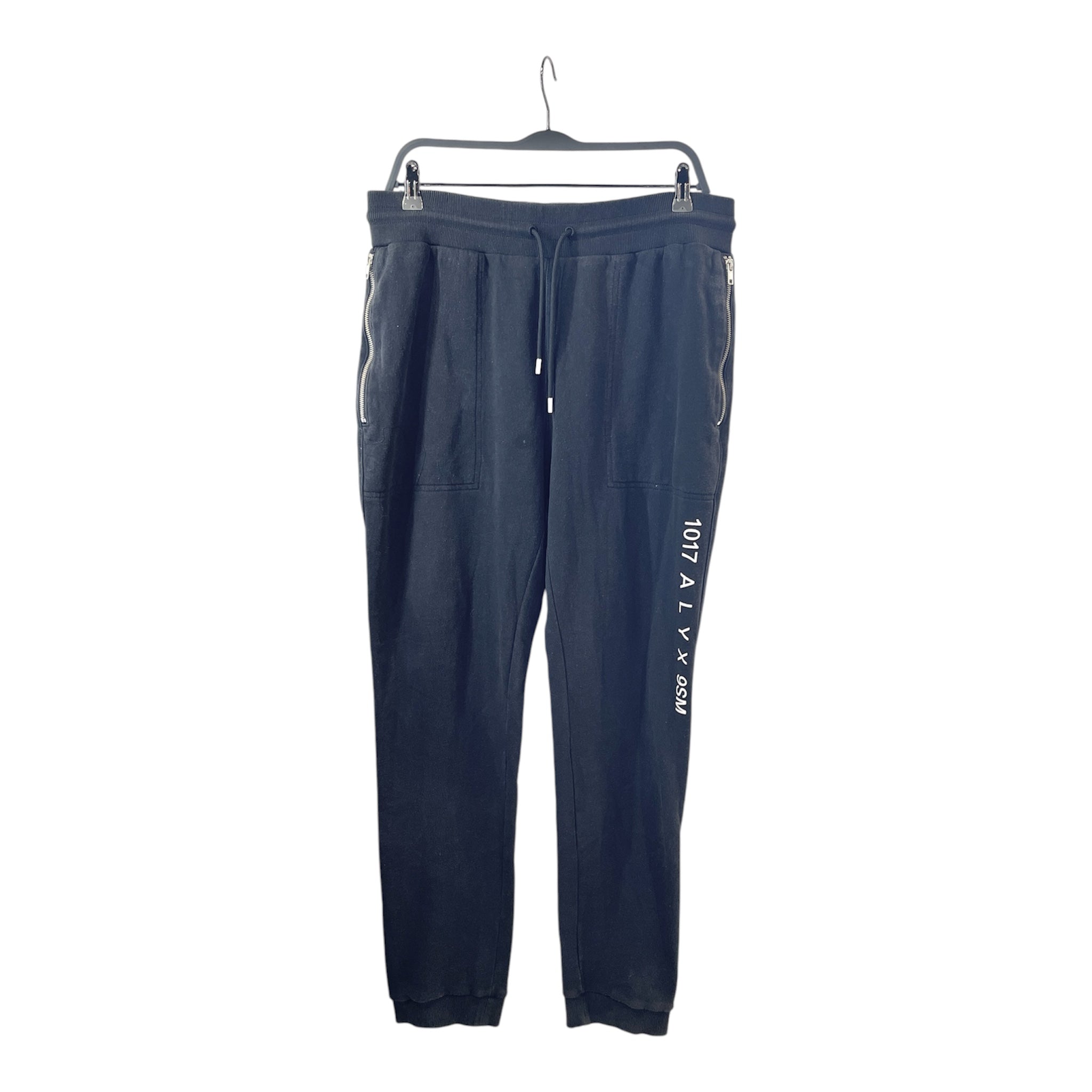 1017 ALYX 9SM(ALYX)/Pants/L/Cotton/BLK/Joggers/ZIPPER DETAIL view 1