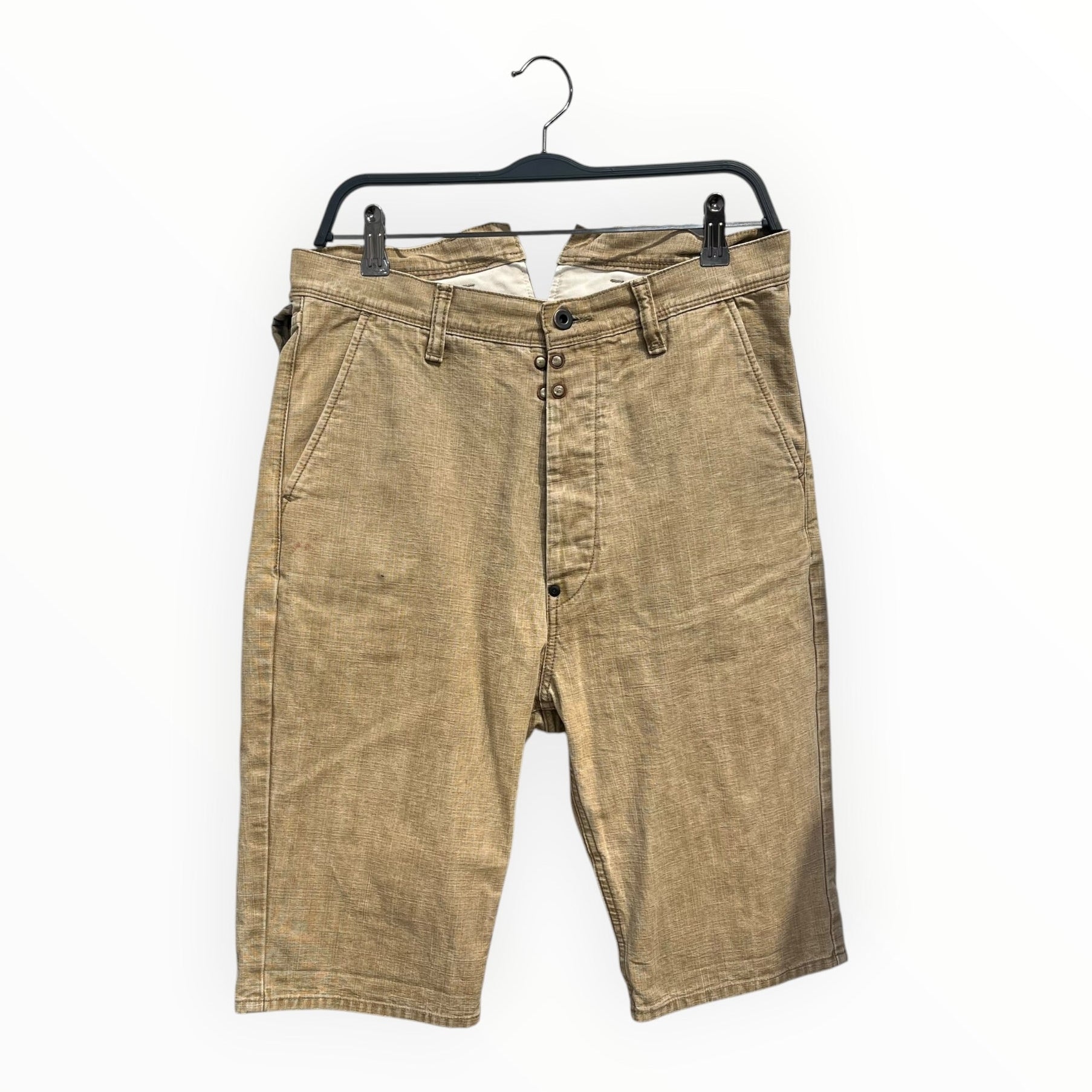 KAPITAL/Shorts/2/Cotton/BEG/CLASP CLOSURE BIG POUCH BACK view 1