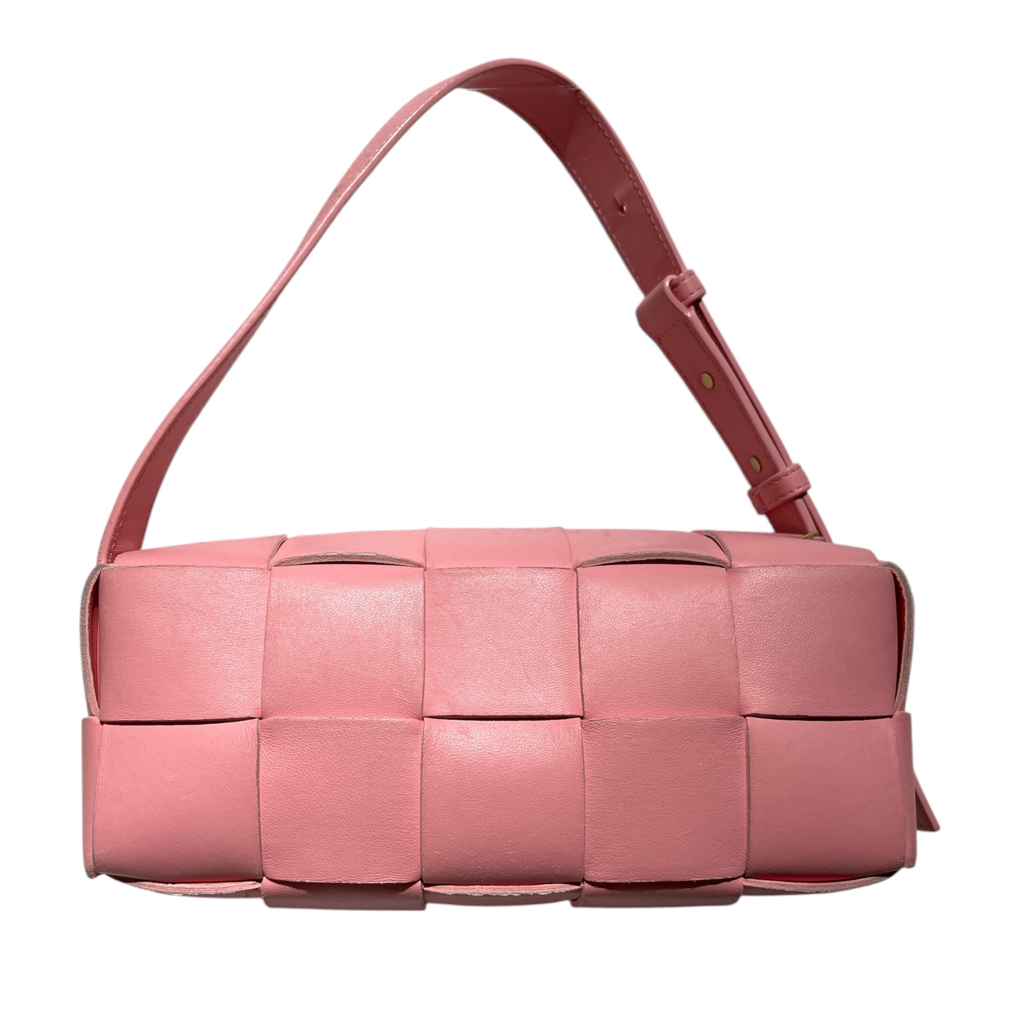 BOTTEGA VENETA/Hand Bag/Leather/PNK/BRICK CASSETTE view 3