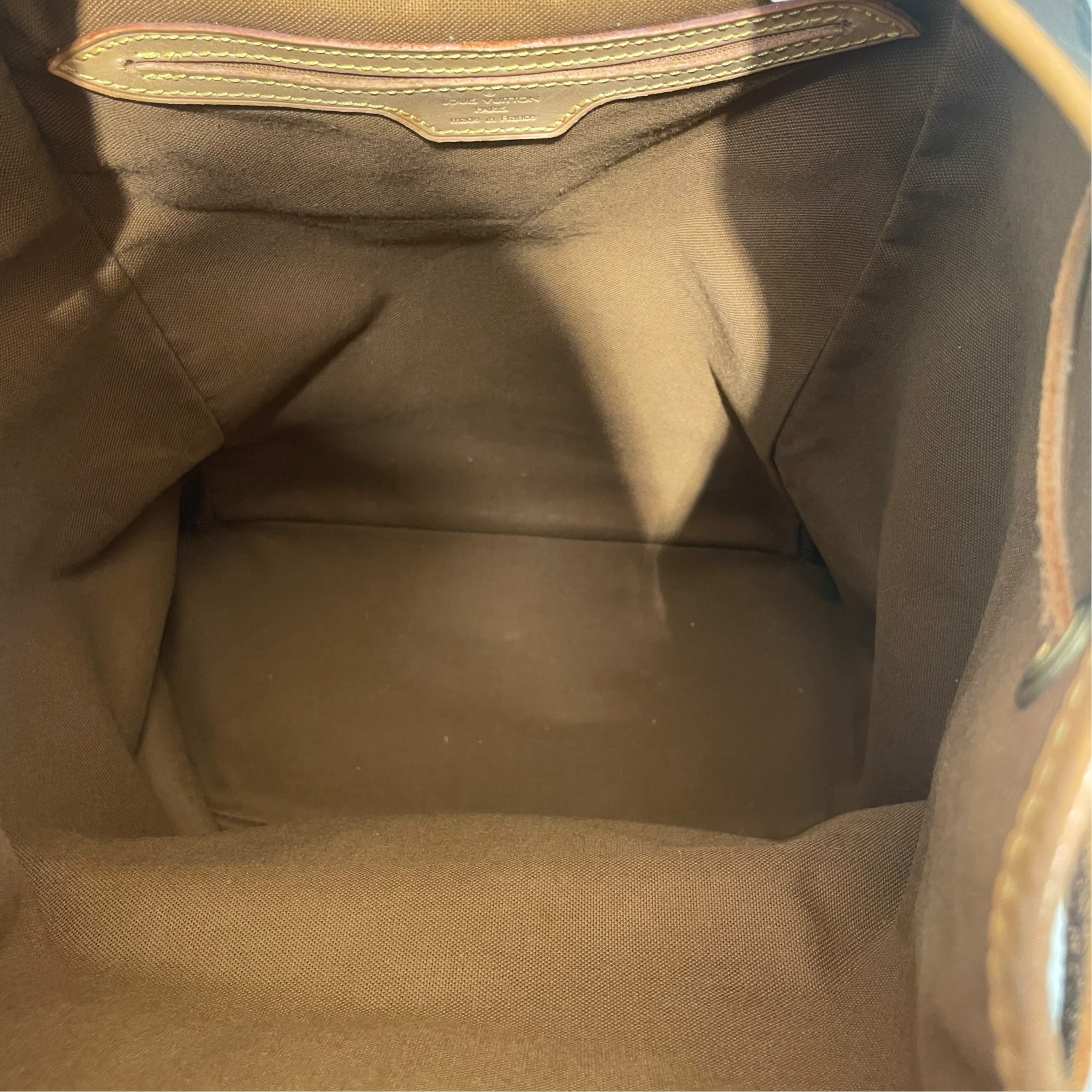 LOUIS VUITTON/Backpack/Monogram/Leather/BRW/Montsouris GM view 5