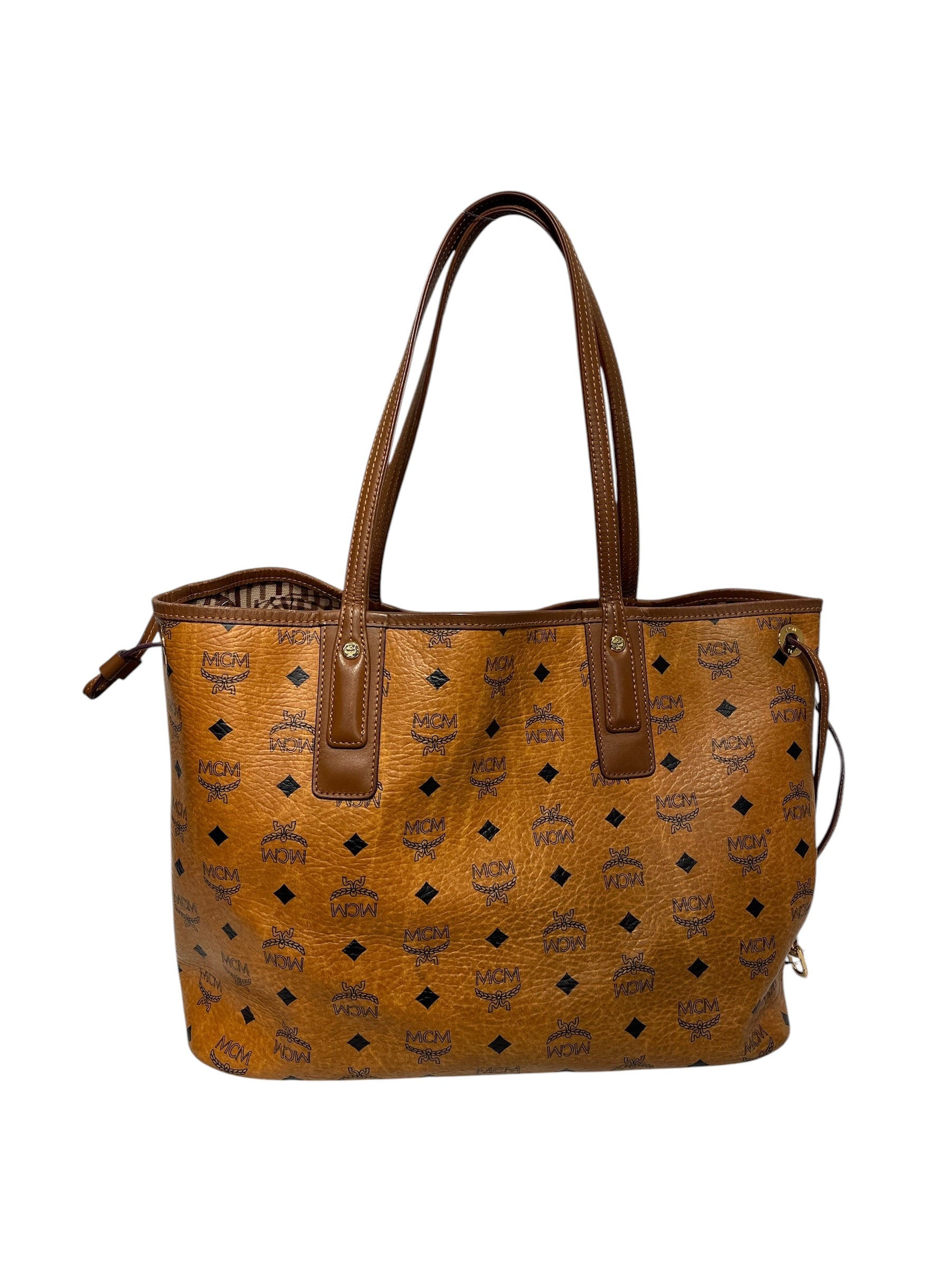 MCM/Tote Bag/Monogram/Leather/CML/McM tote with matching shopper view 3