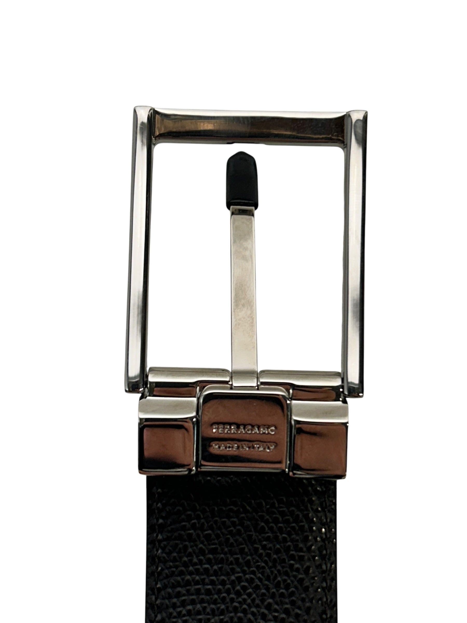 Salvatore Ferragamo/Belt/Leather/BLK/M's/classic view 3