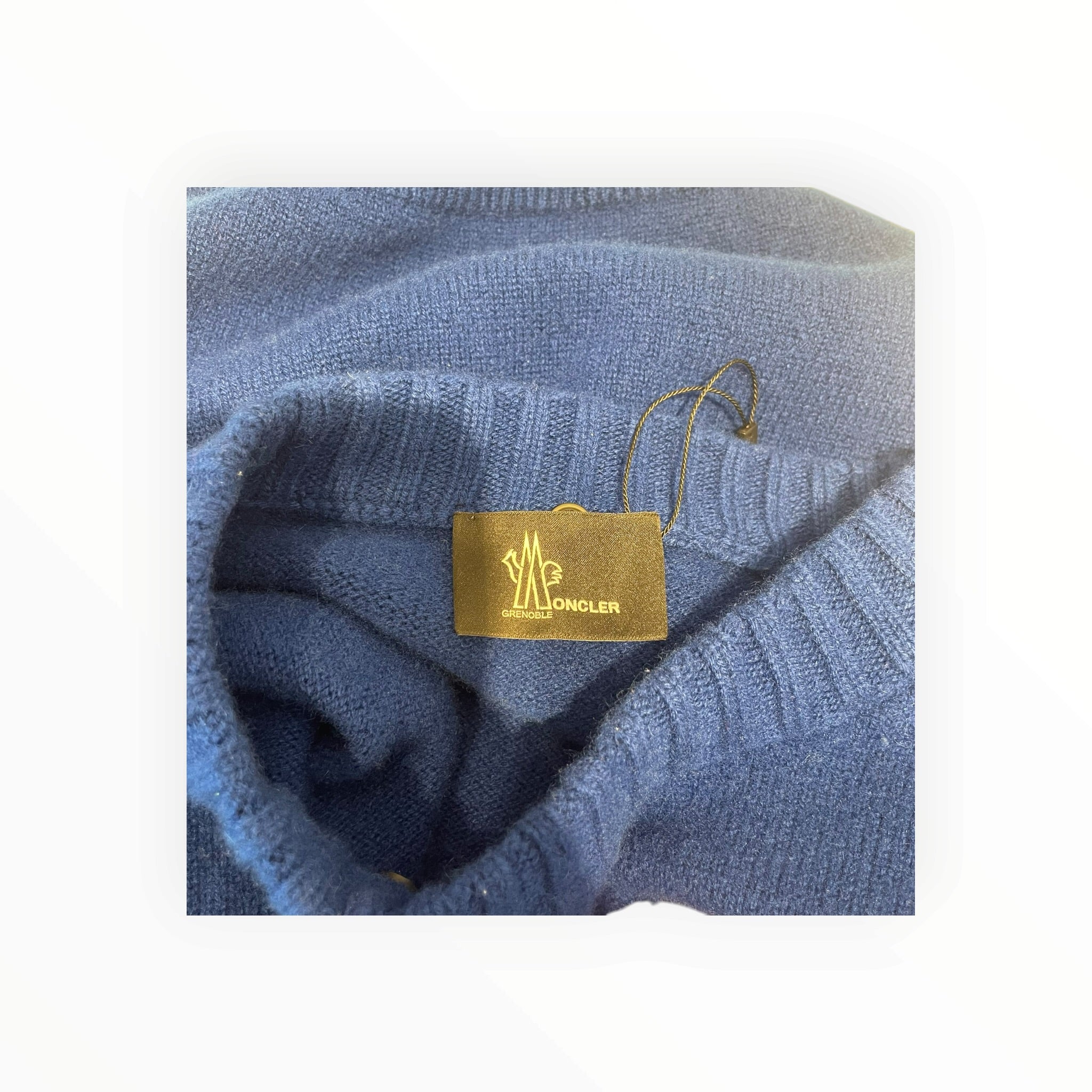 MONCLER/Sweater/L/Wool/BLU/ view 3