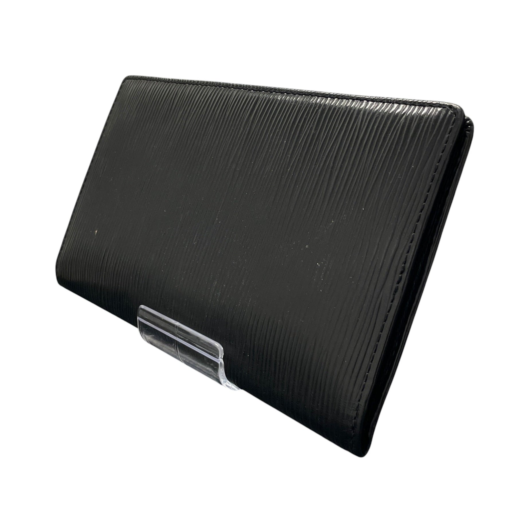 LOUIS VUITTON/Long Wallet/Leather/BLK/EPI PORTEFEUILLE view 1