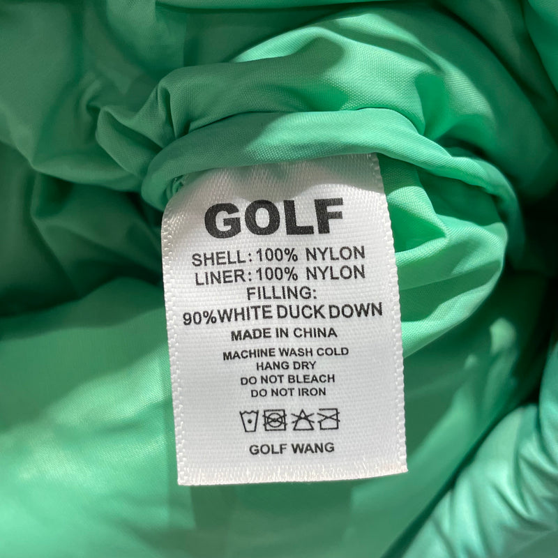 GOLF WANG/Puffer Jkt/L/Polyester/GRN/All Over Print/