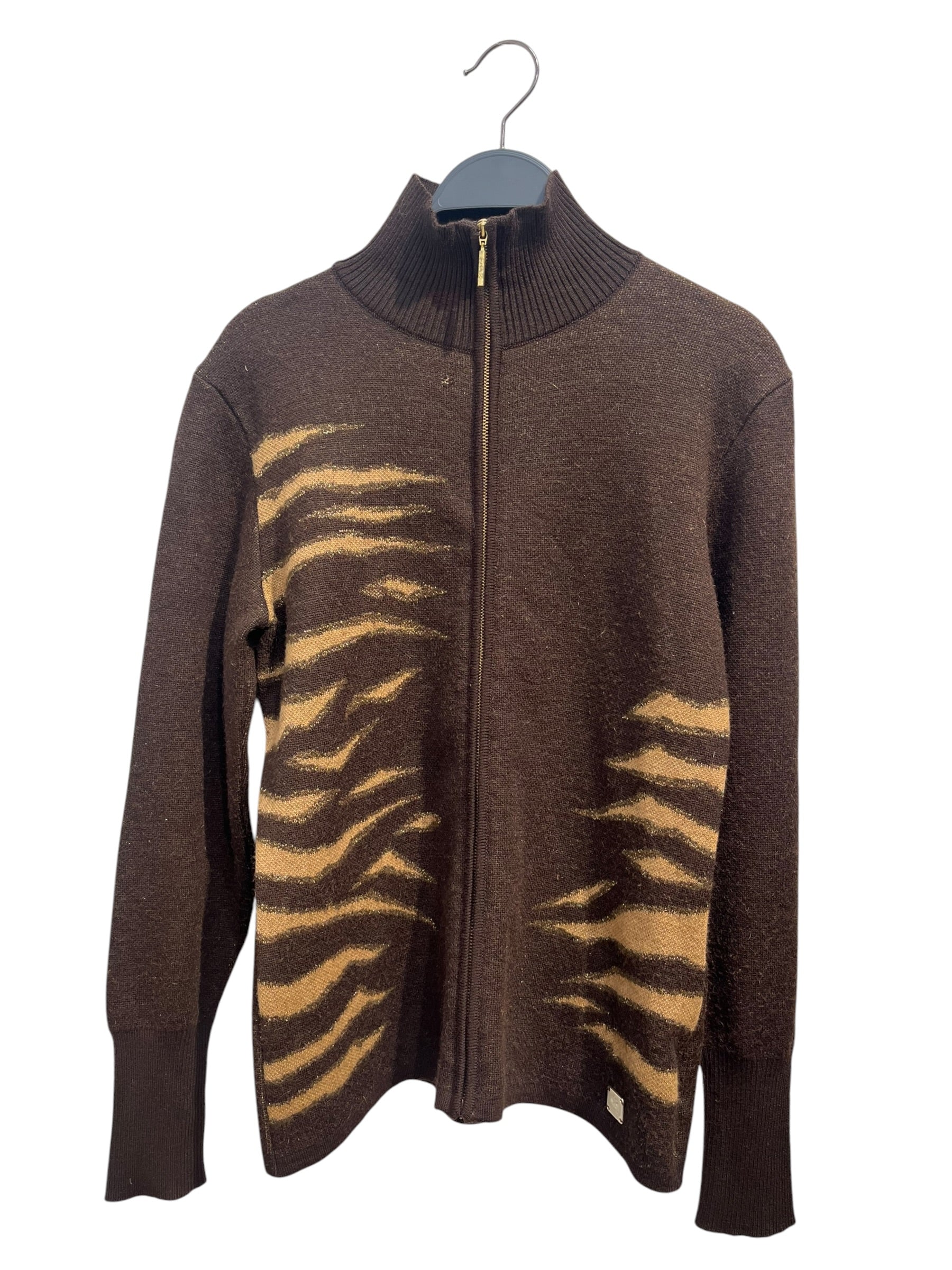 MCM/Heavy Sweater/S/Animal Pattern/Wool/BRW/ view 1