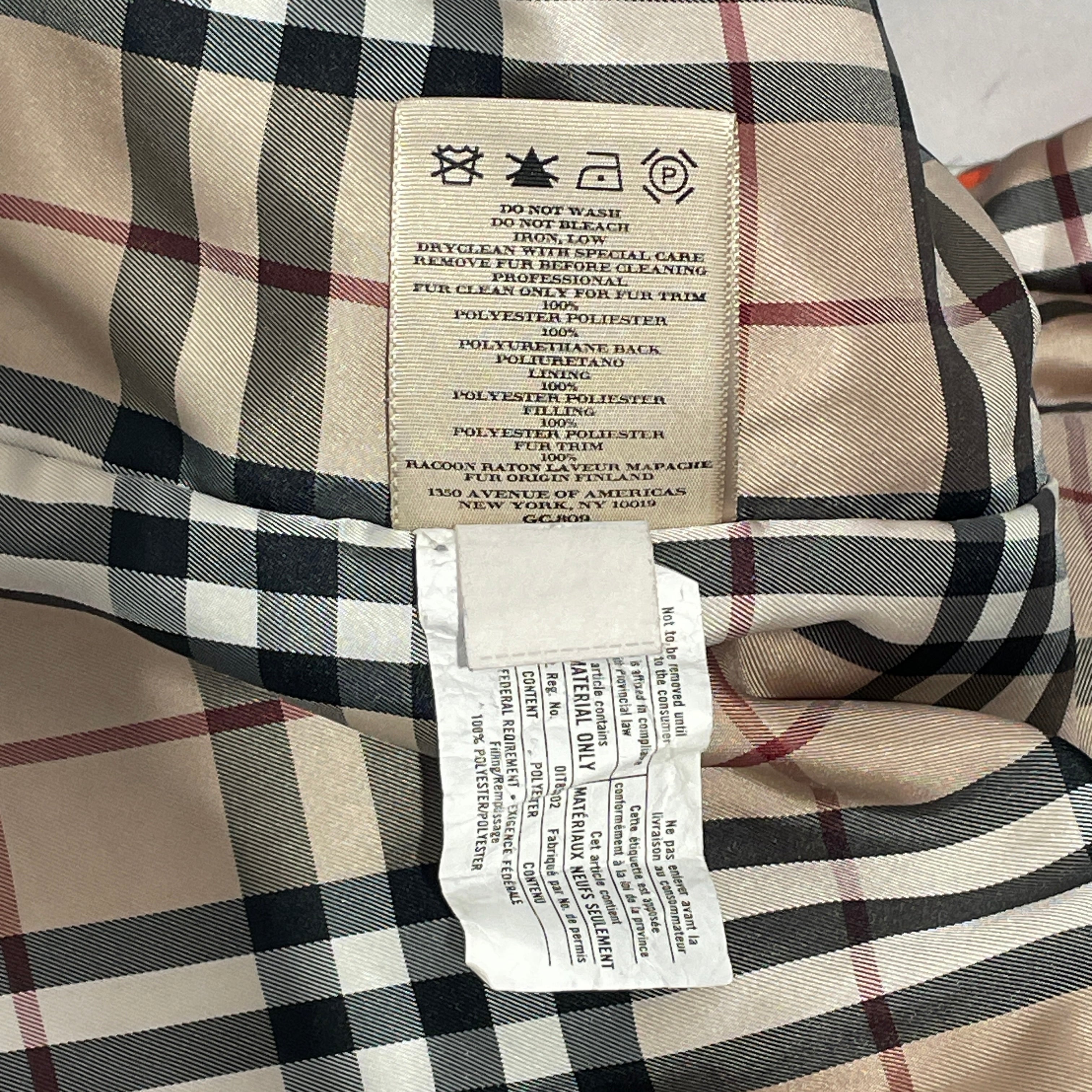 BURBERRY/Mod Parka/XL/Polyester/ORN/Dara Parka Fur-Trimmed view 4