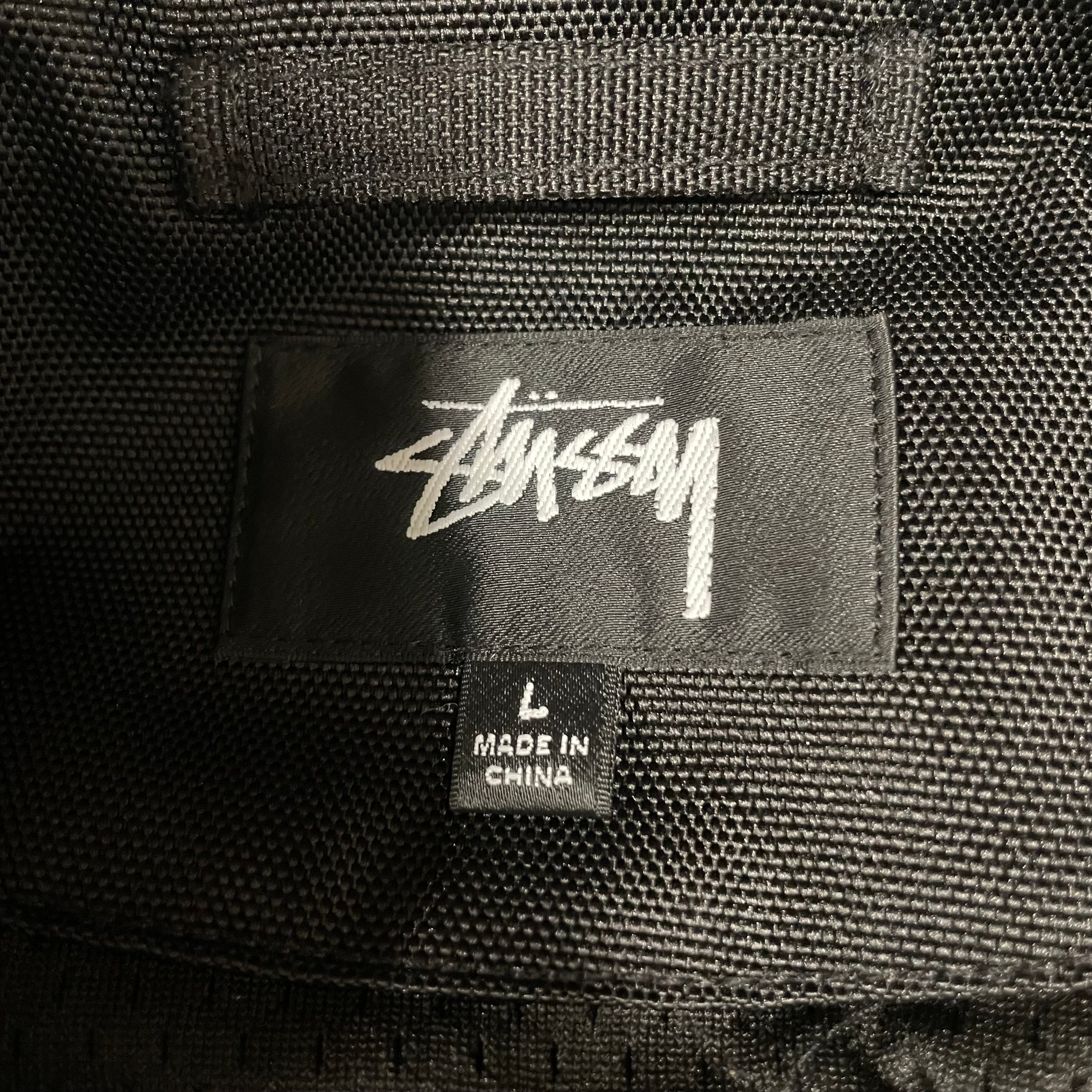 STUSSY/Jacket/L/Polyester/BLK/MOTO JACKET view 3