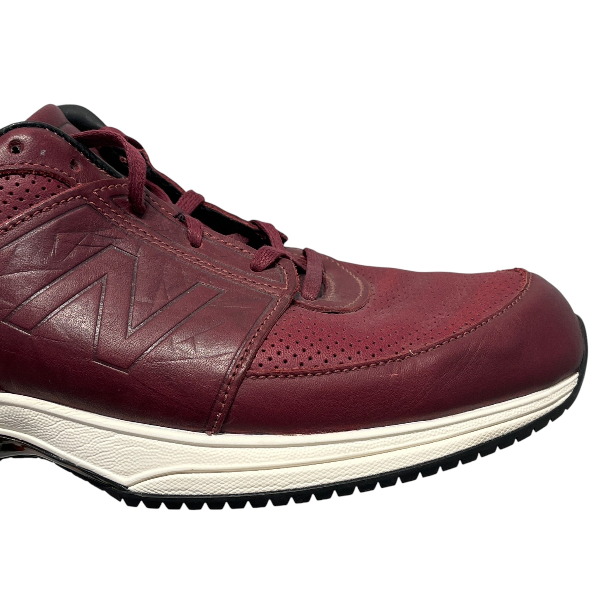 NEW BALANCE/Low-Sneakers/US 12.5/Leather/BRD/2040v3 oxblood HANDMADE view 4