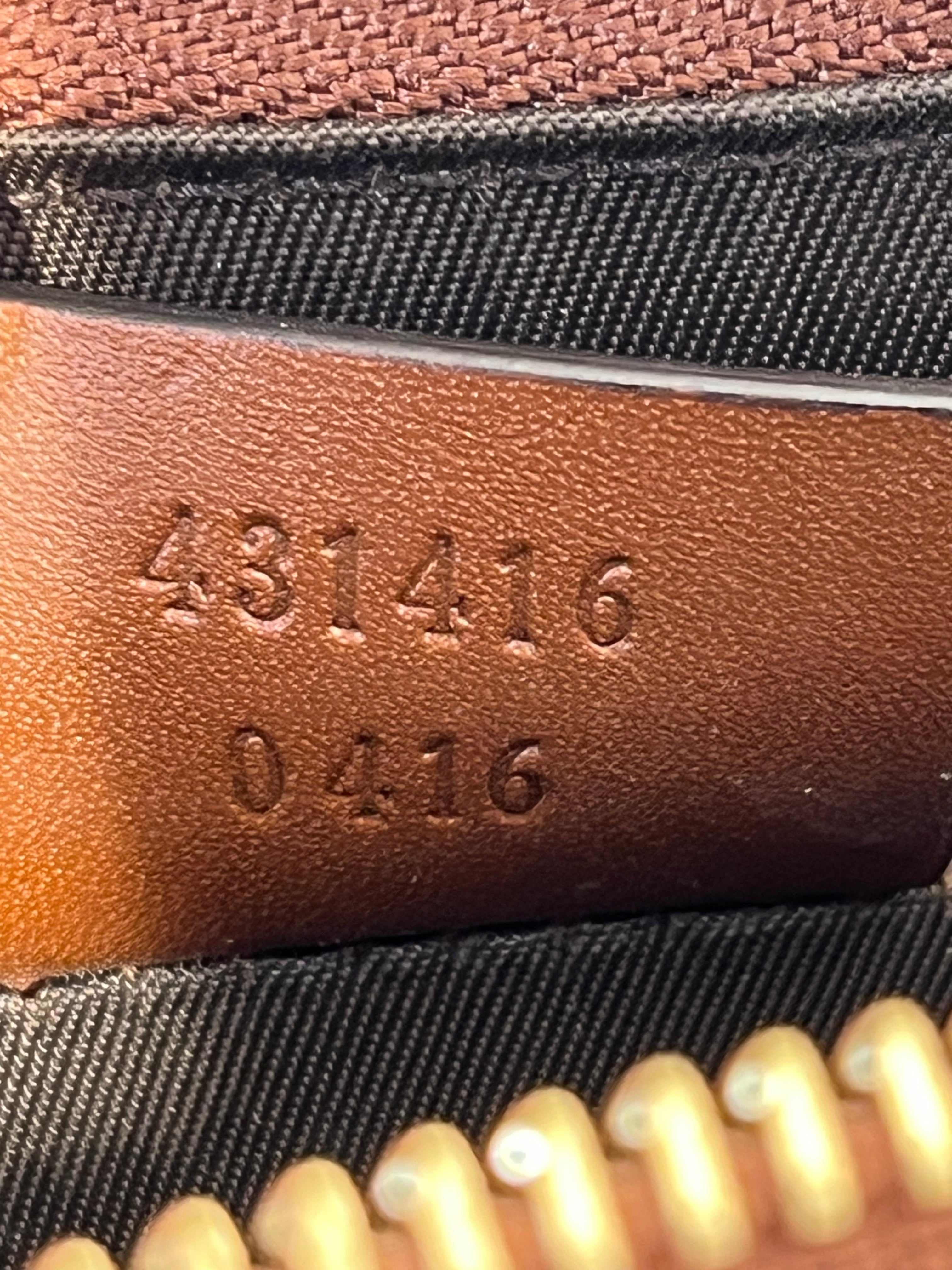 GUCCI/Clutch Bag/Monogram/Leather/MLT/Embroidery view 5