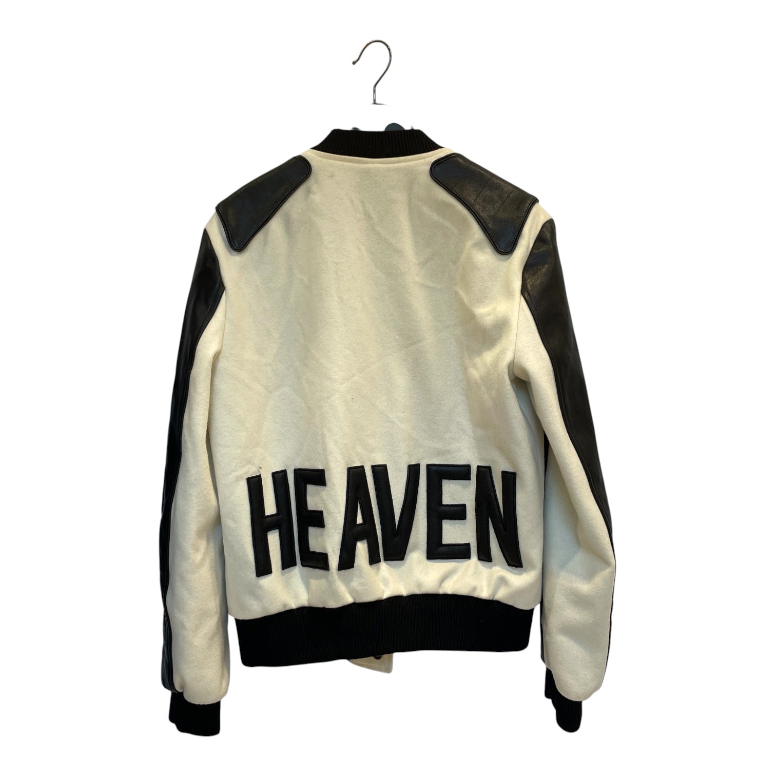 SAINT LAURENT/Baseball Jkt/36/Wool/WHT/ view 2