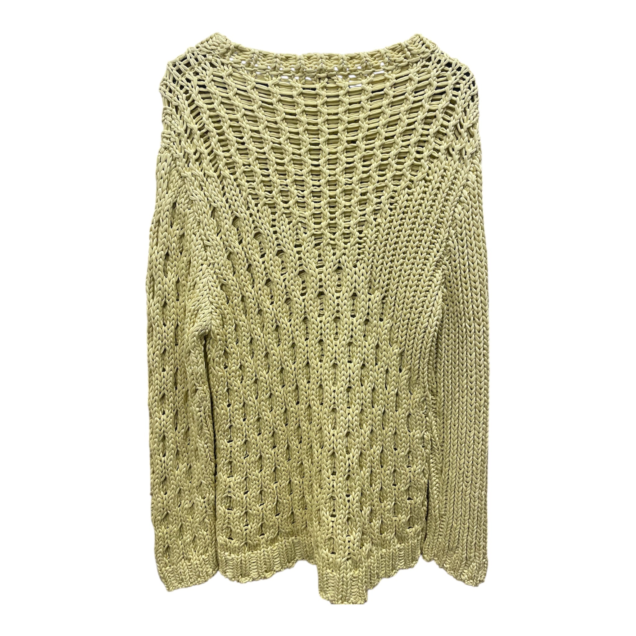 Salvatore Ferragamo/Heavy Sweater/XXL/Cotton/IVR/Oversize/OPEN KNIT SWEATER view 2