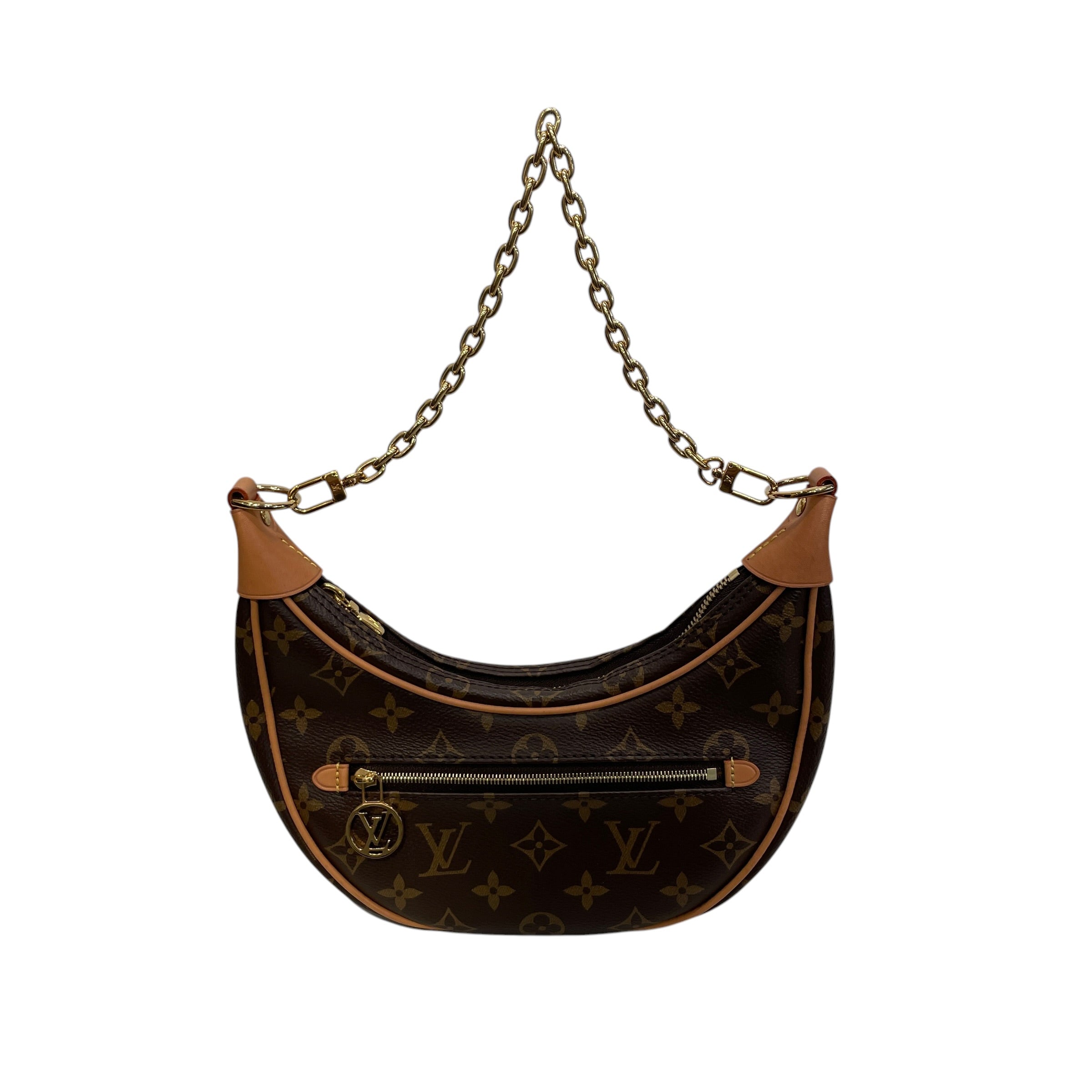 LOUIS VUITTON/Hand Bag/Monogram/Leather/BRW/LOOP HANDBAG view 2