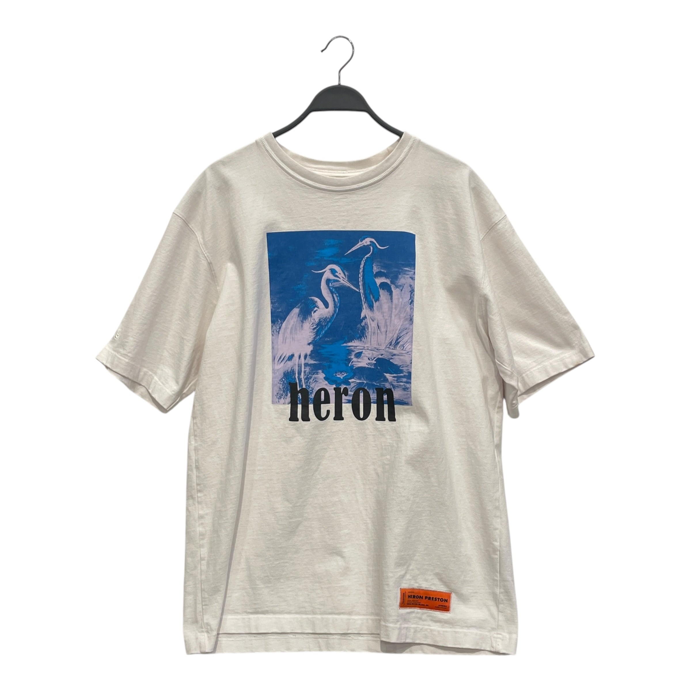 HERON PRESTON/T-Shirt/M/Cotton/WHT/BLUE HERONS view 1