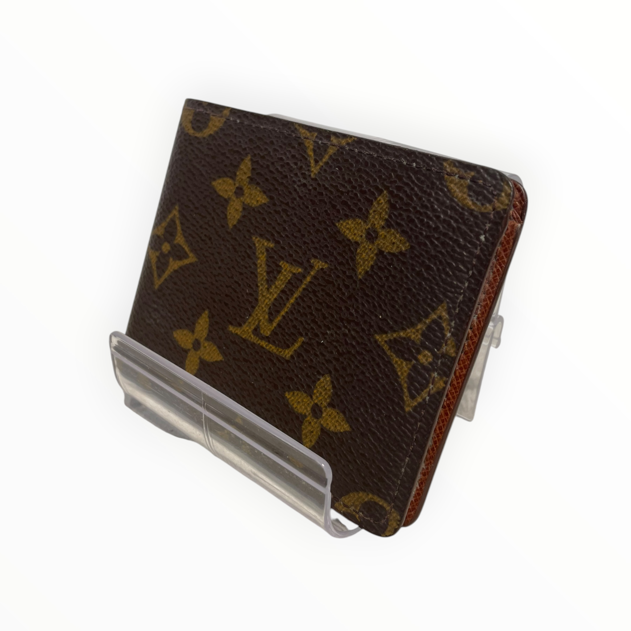 LOUIS VUITTON/Bifold Wallet/Monogram/Leather/BRW/L's/ view 1