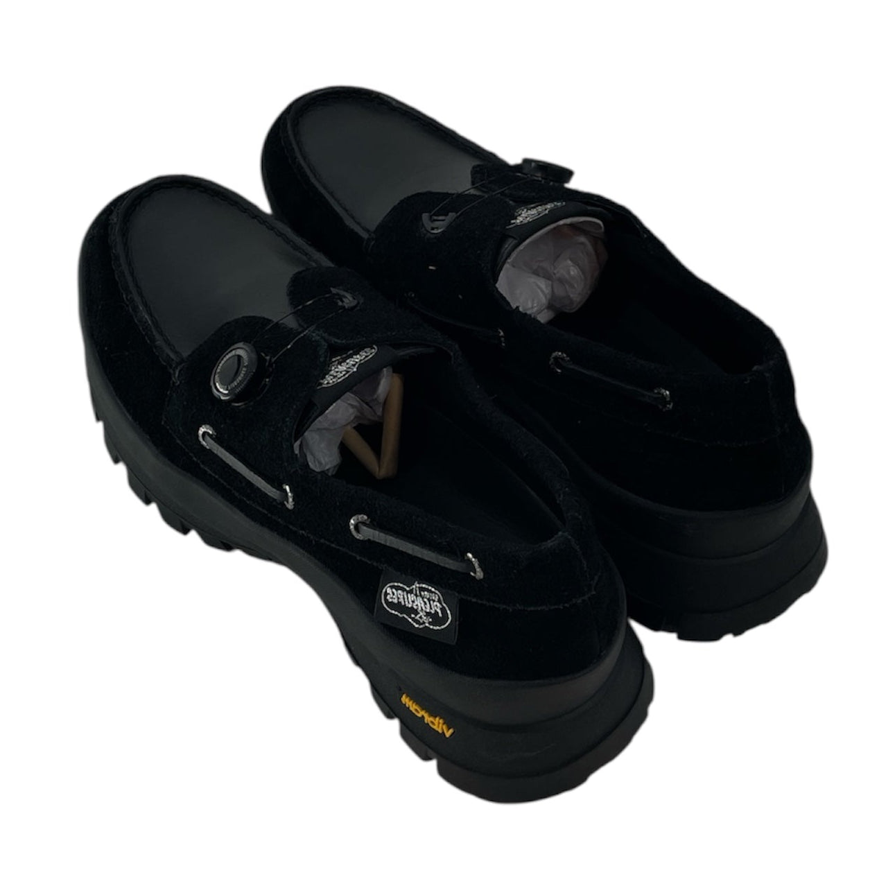 Sperry Top-Sider/Pleasures/Loafers/US 12/Suede/BLK/3 EYE VIBRAM TURN LOCK LUG view 2