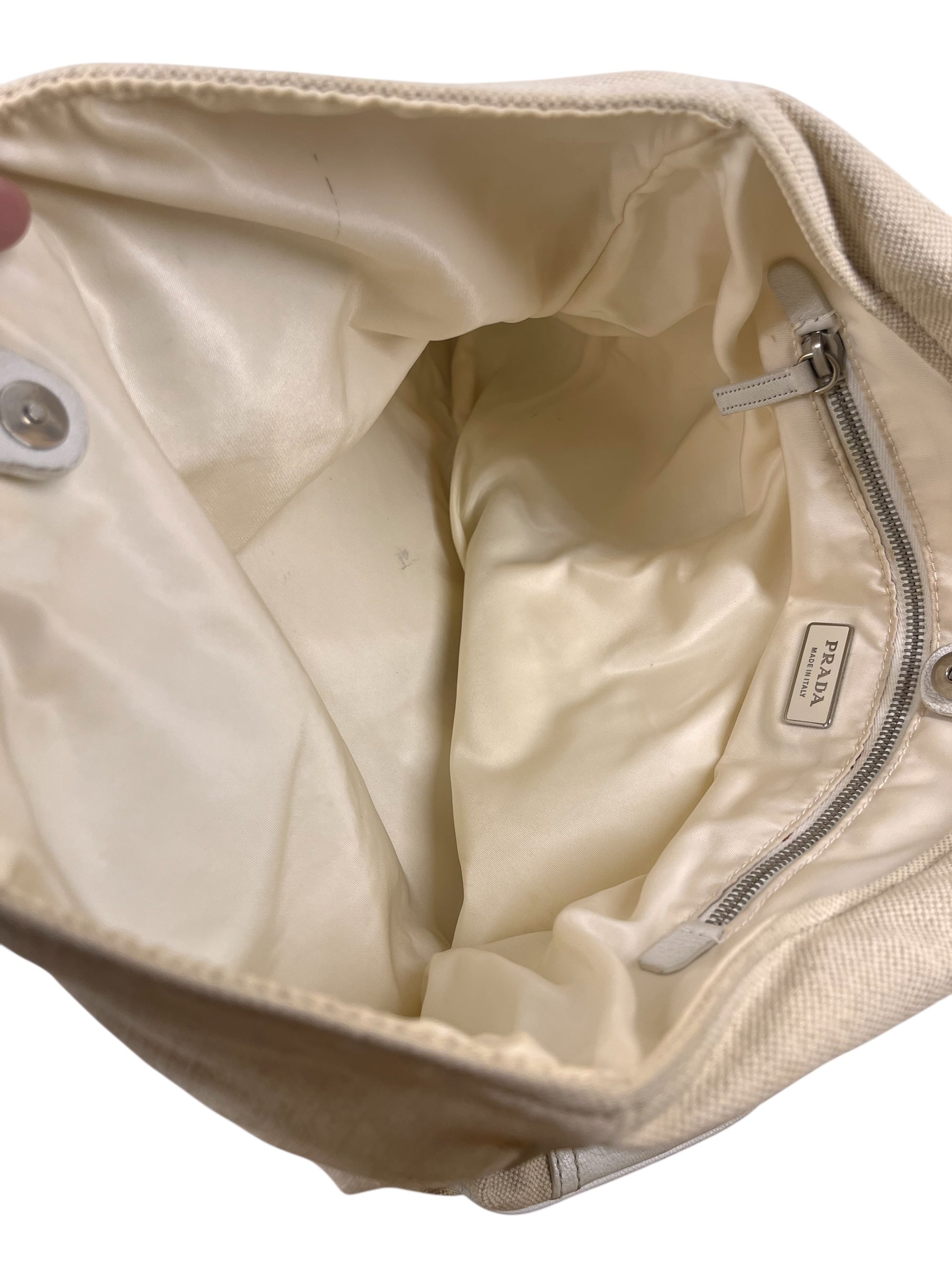 PRADA/Tote Bag/CRM/canvas tote view 3