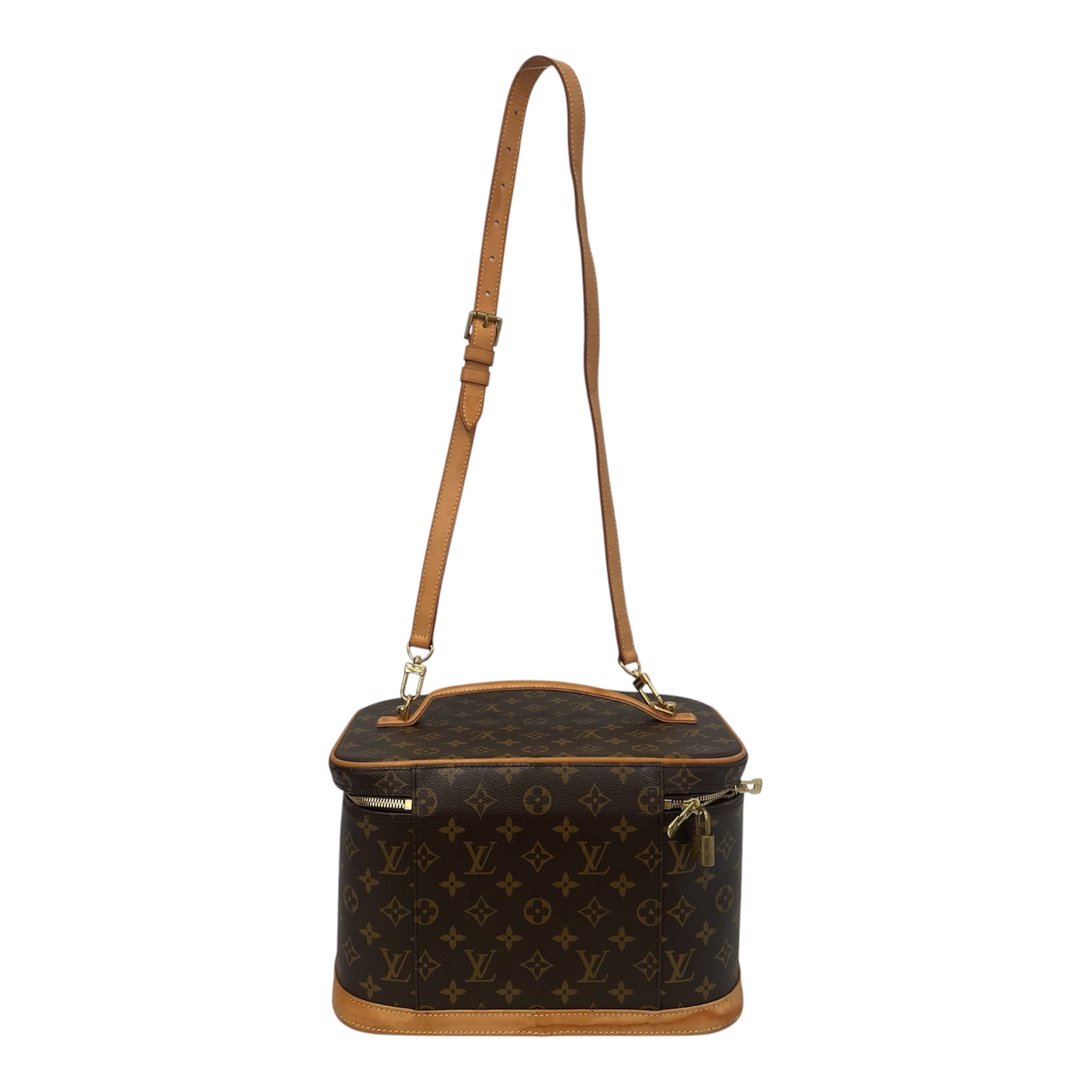 LOUIS VUITTON/Luggage/Monogram/Leather/BRW/LARGEVANITYCASE view 2