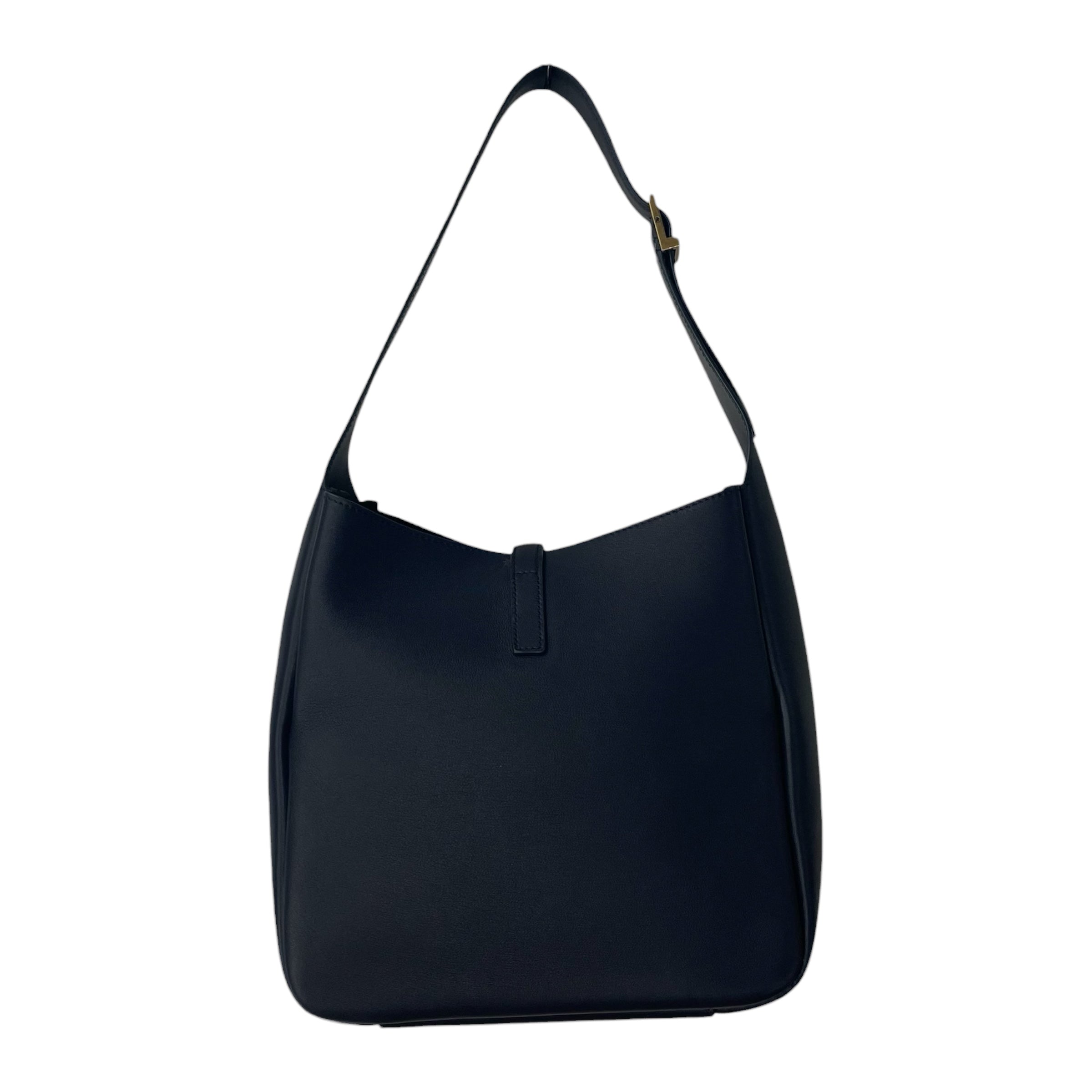 YVES SAINT LAURENT/Hand Bag/Leather/NVY/LE 5 A 7 LOGO CLOSURE HARDWARE view 2