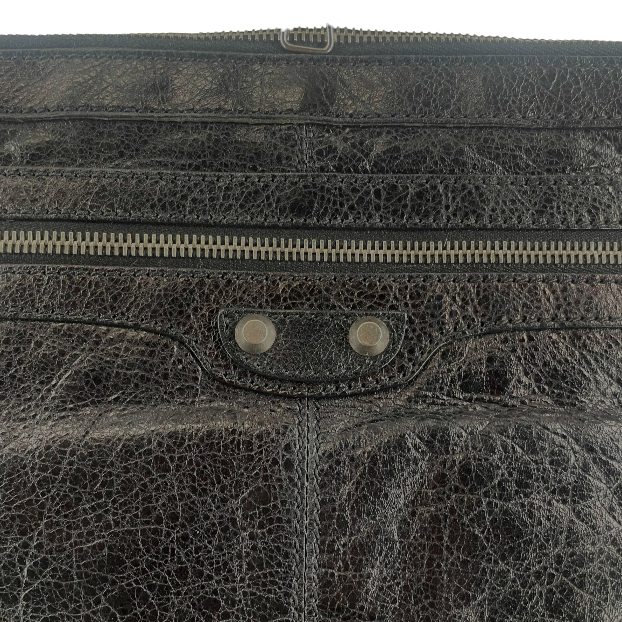 BALENCIAGA/Clutch Bag/Lambskin/BLK/2730221000H538755/CITY CUTCH view 6