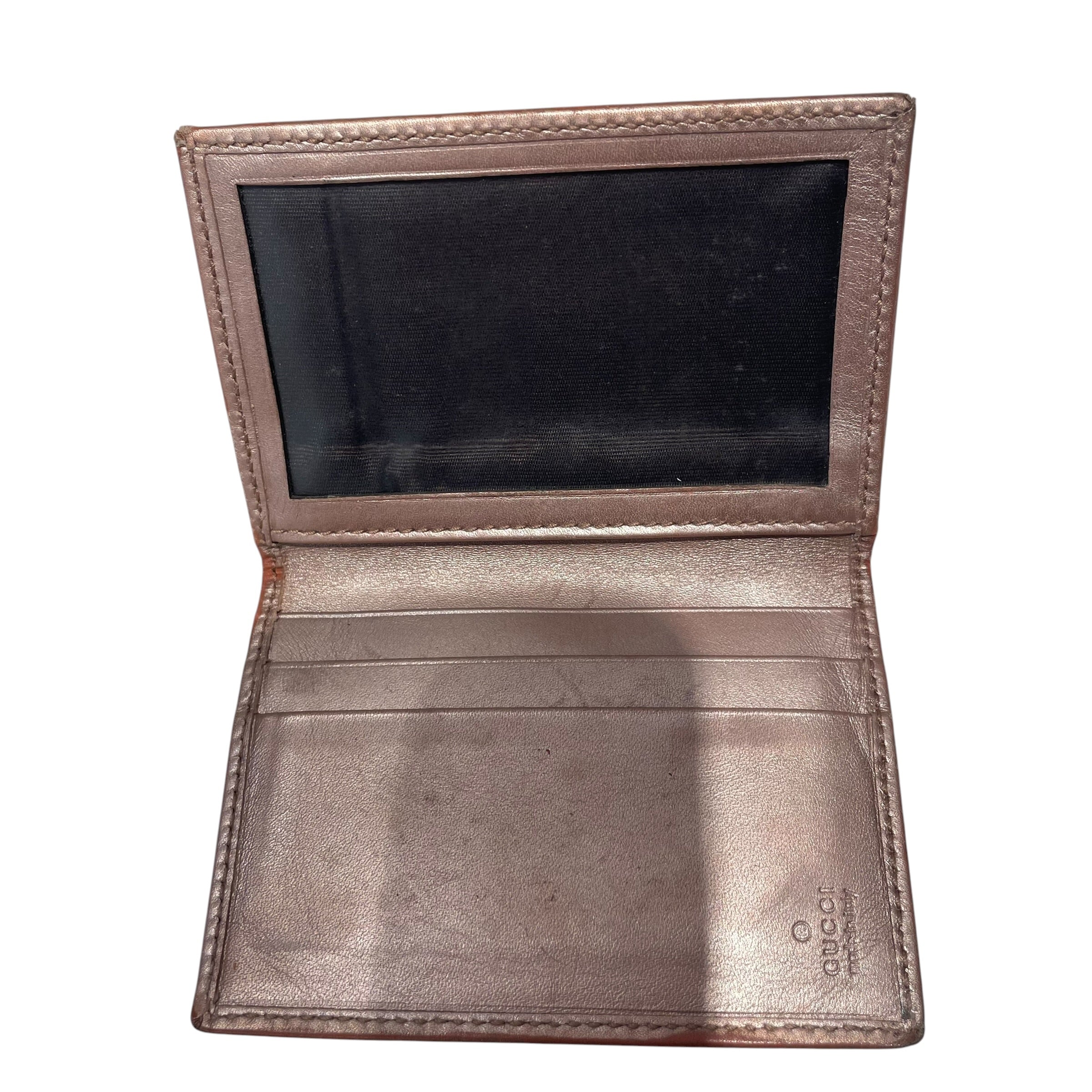 GUCCI/Wallet/Monogram/Cotton/BRW/L's/Gucci Lovely heart Wallet view 3