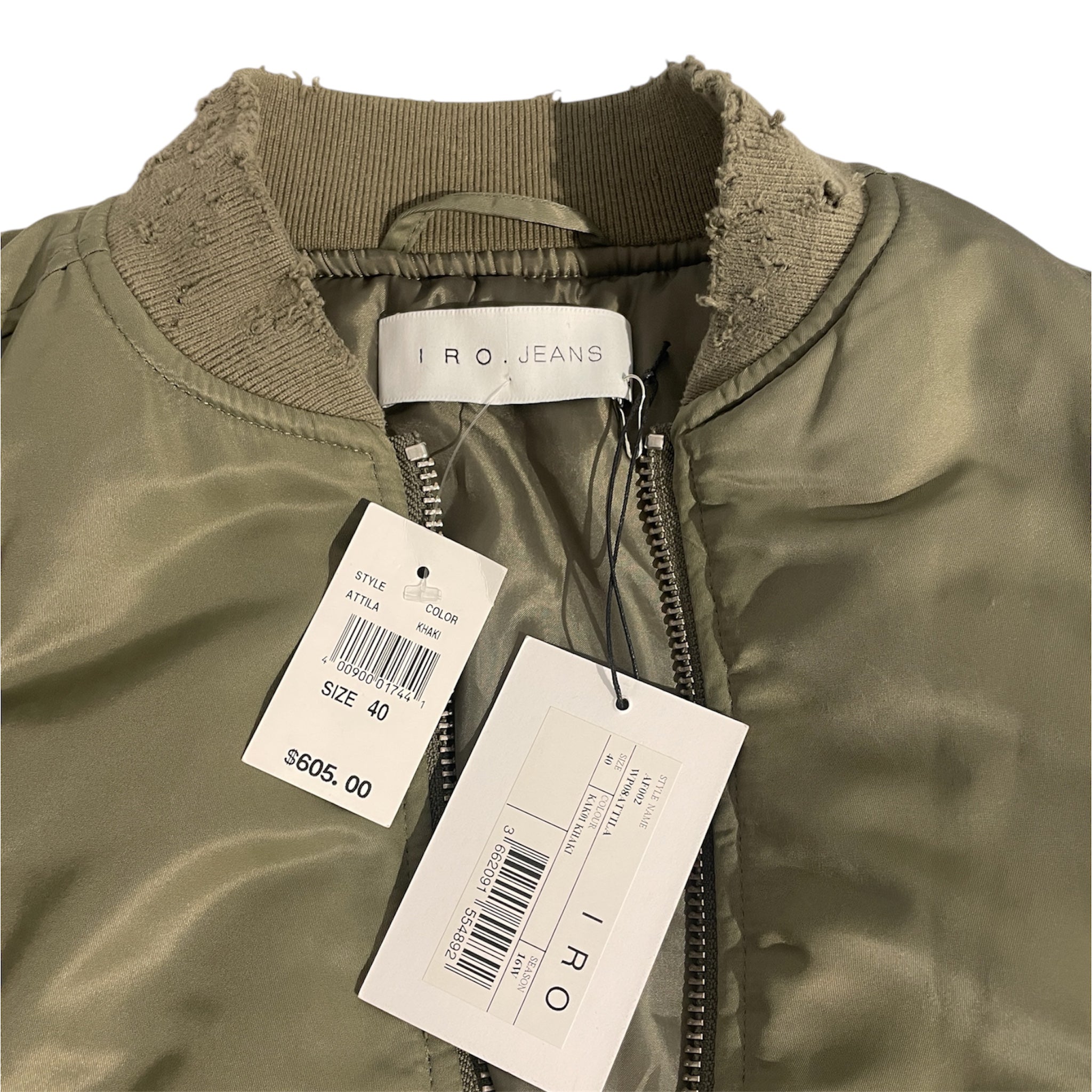 IRO/Military Jkt/M/Nylon/GRN/iro jeans braided bomber jacke view 1