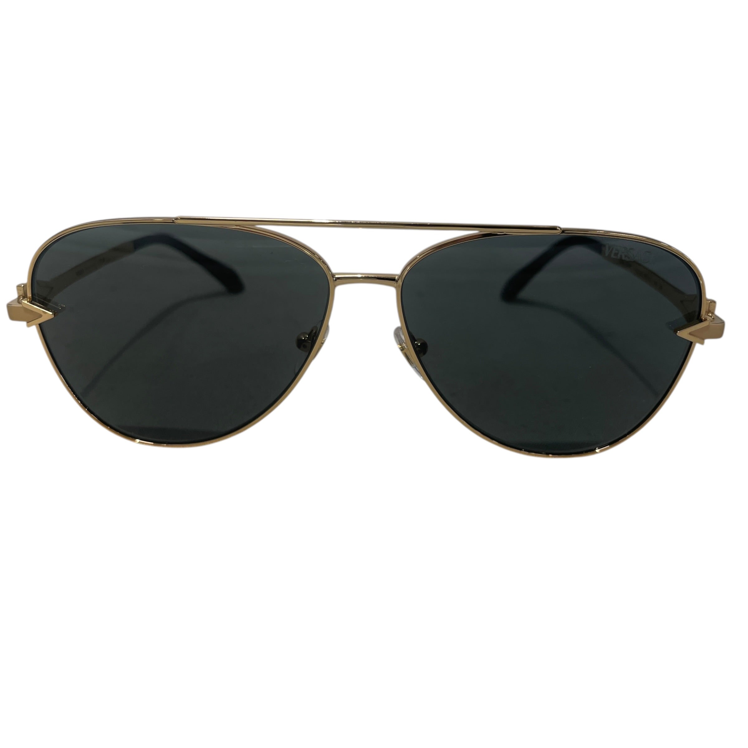 VERSACE/Sunglasses/Celluloid/GLD/M's/ view 1