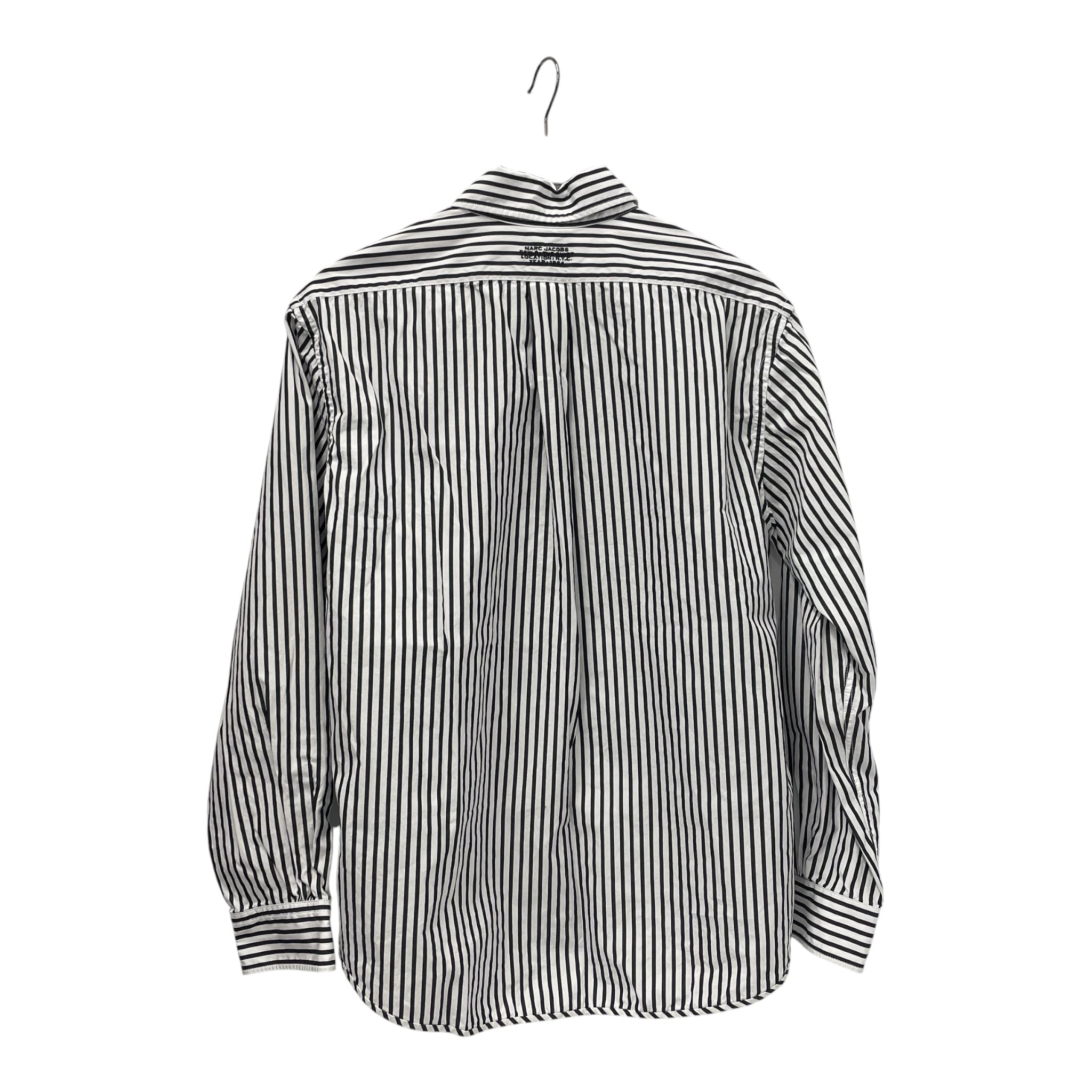 MARC JACOBS/LS Shirt/M/Cotton/WHT/Stripe/BLACKWHITESTRIPE view 2