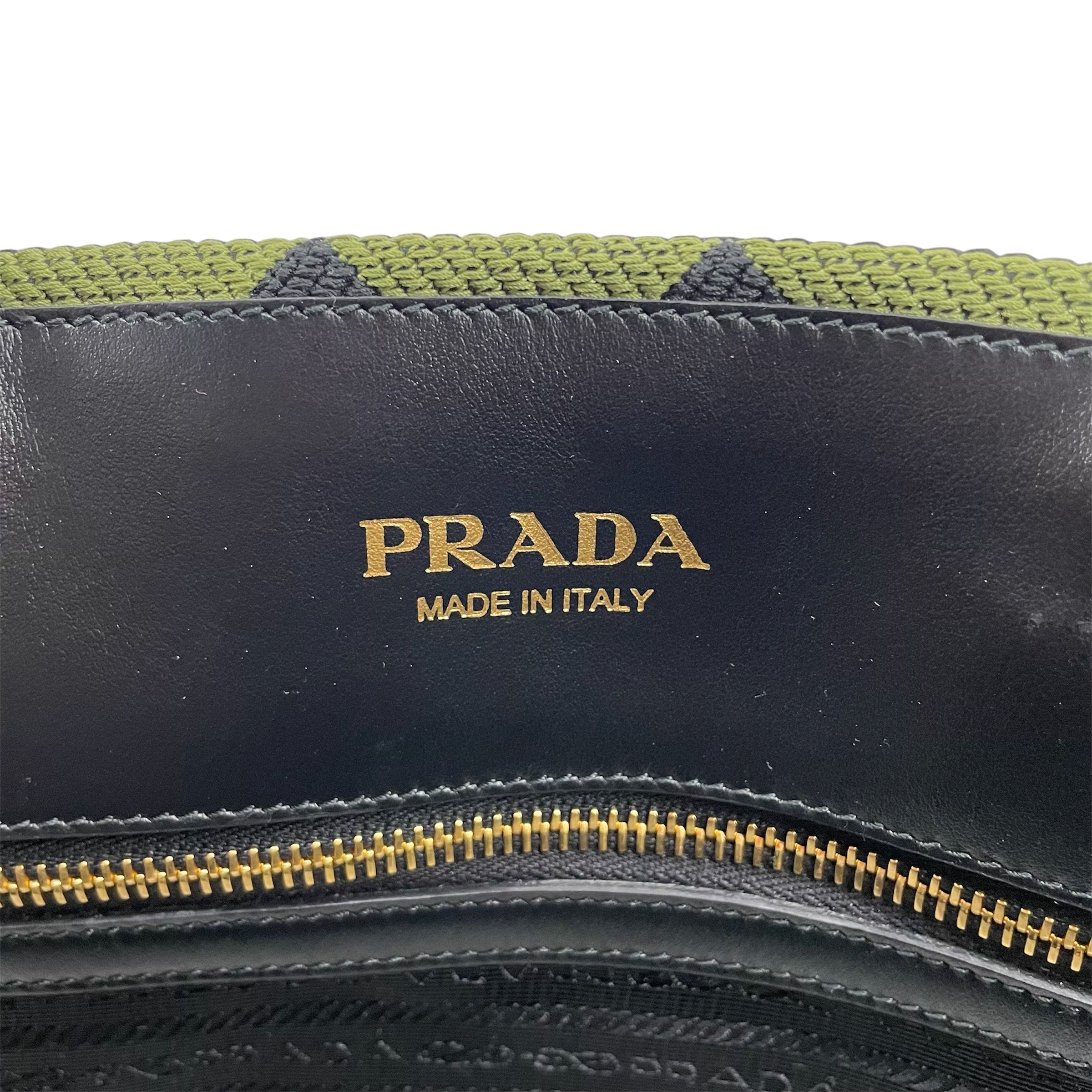 PRADA/Tote Bag/All Over Print/Cotton/GRN/SYMBOLE LARGE SHOPPER TOTE view 6