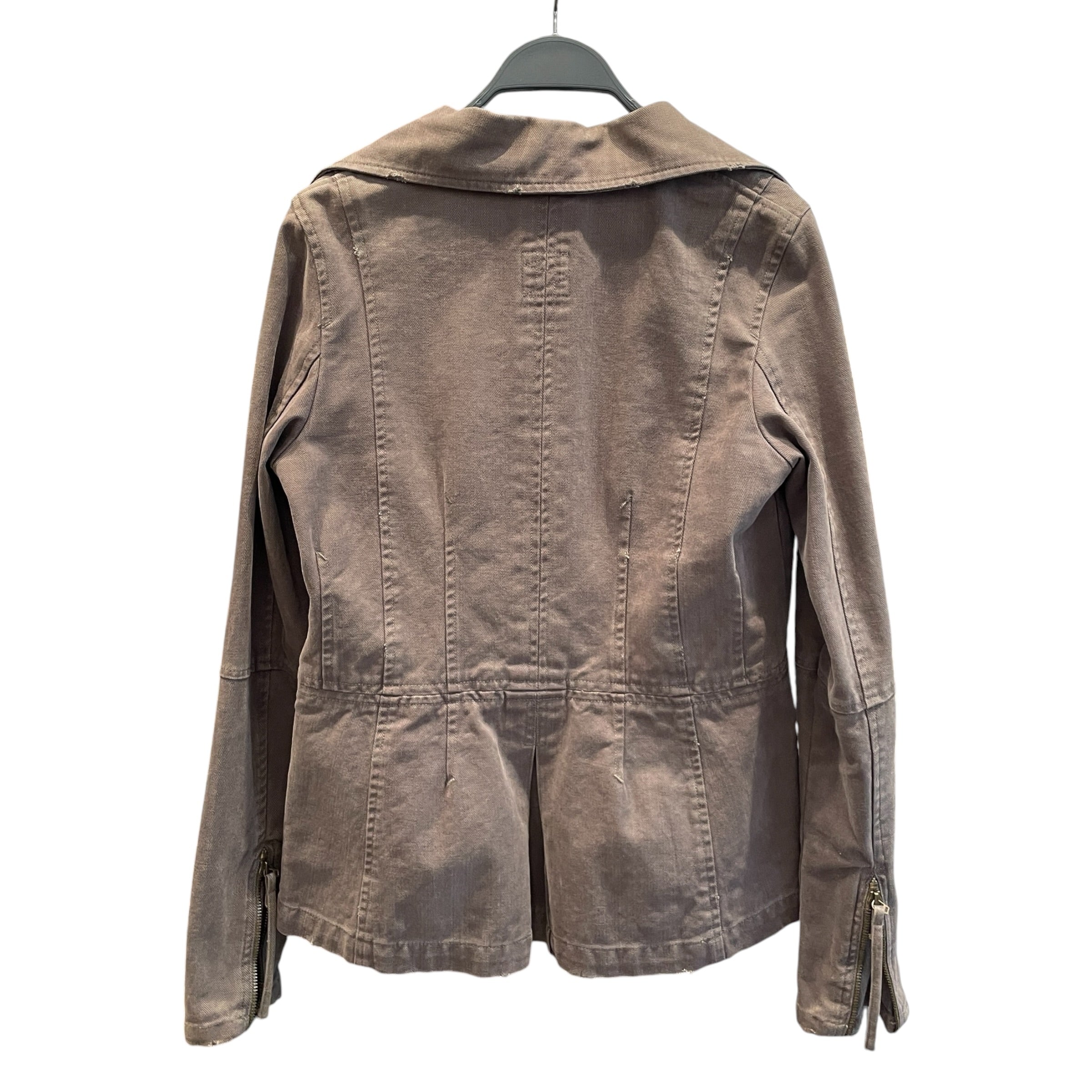 Zadig&Voltaire/Jacket/38/Cotton/GRN/military canvas vntg partial z view 2