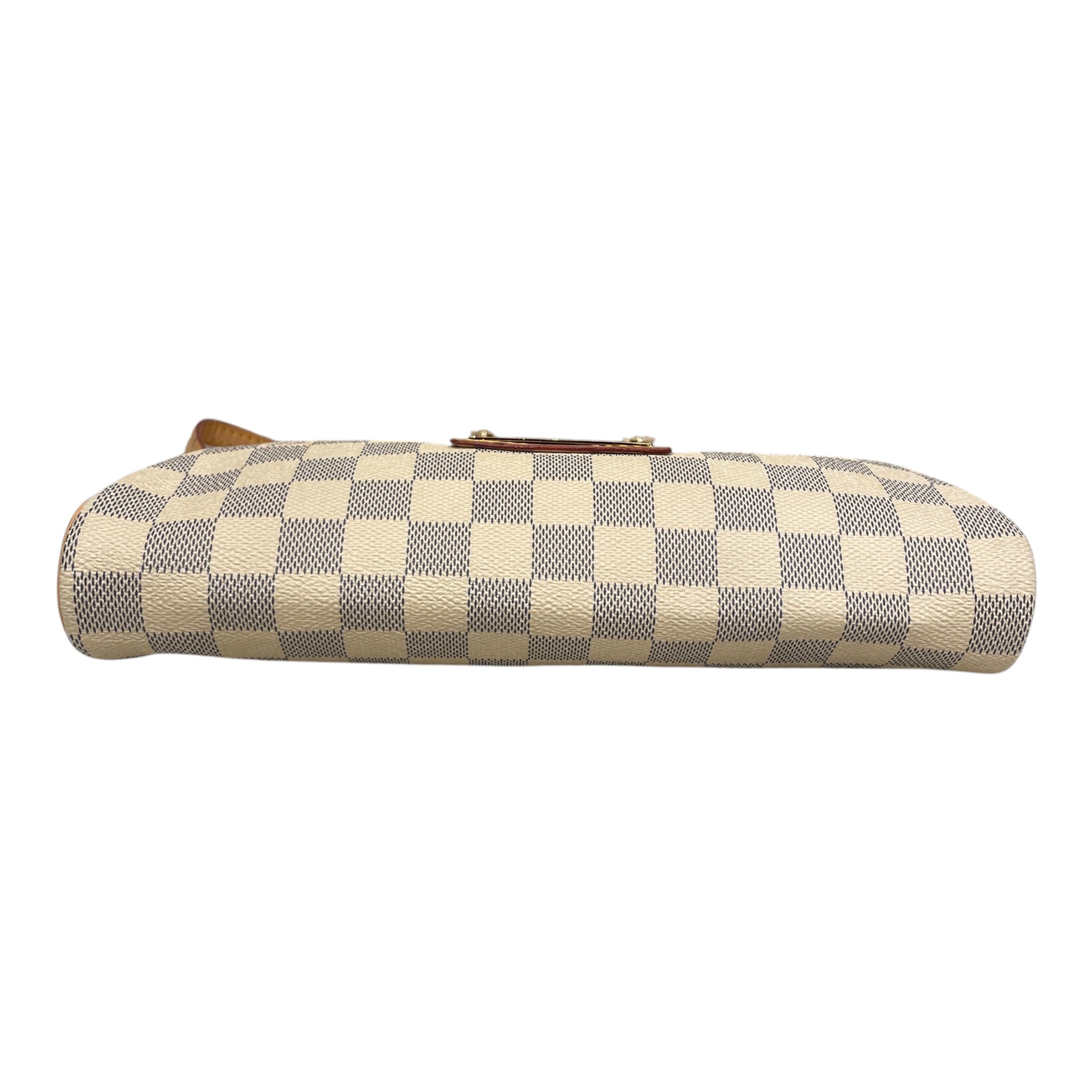 LOUIS VUITTON/Hand Bag/Glen Check/Leather/WHT/DAMIER AZUR EVA view 3