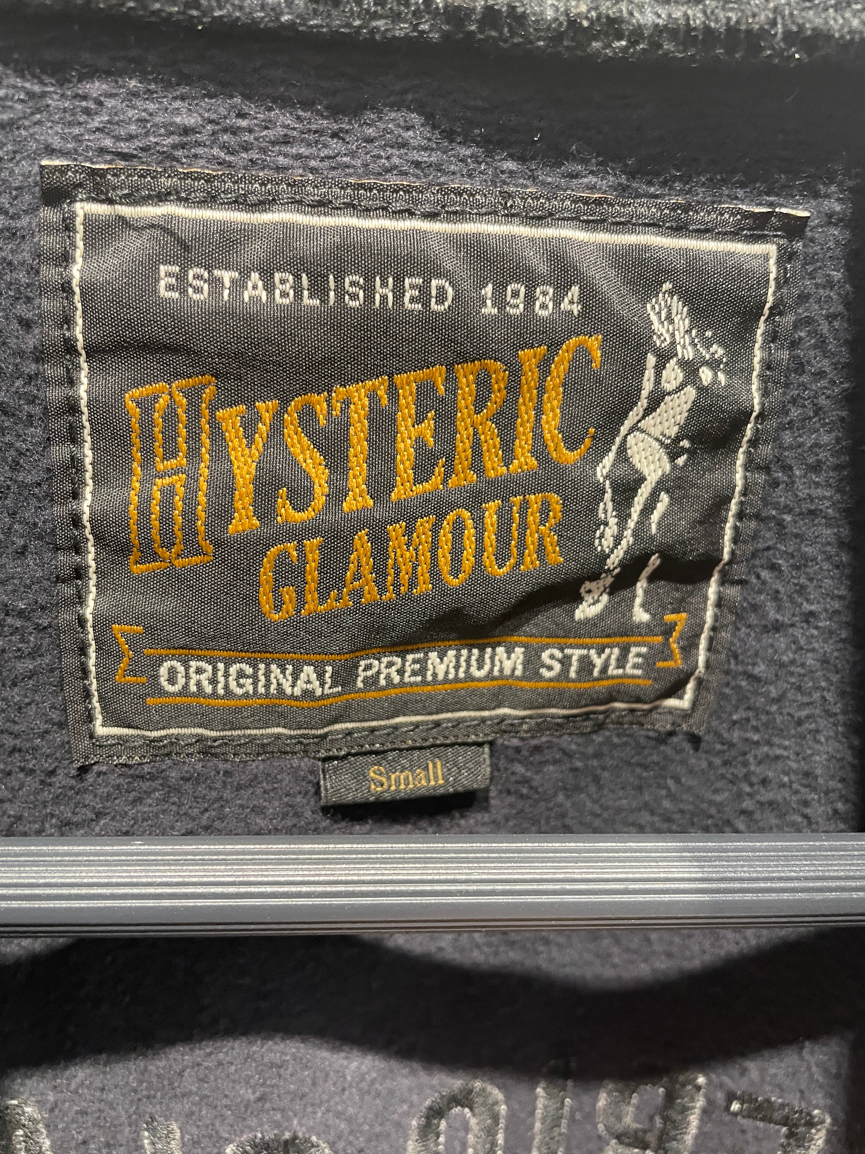 HYSTERIC GLAMOUR/Flight Jkt/M/Rayon/BLK/MA-1 view 3