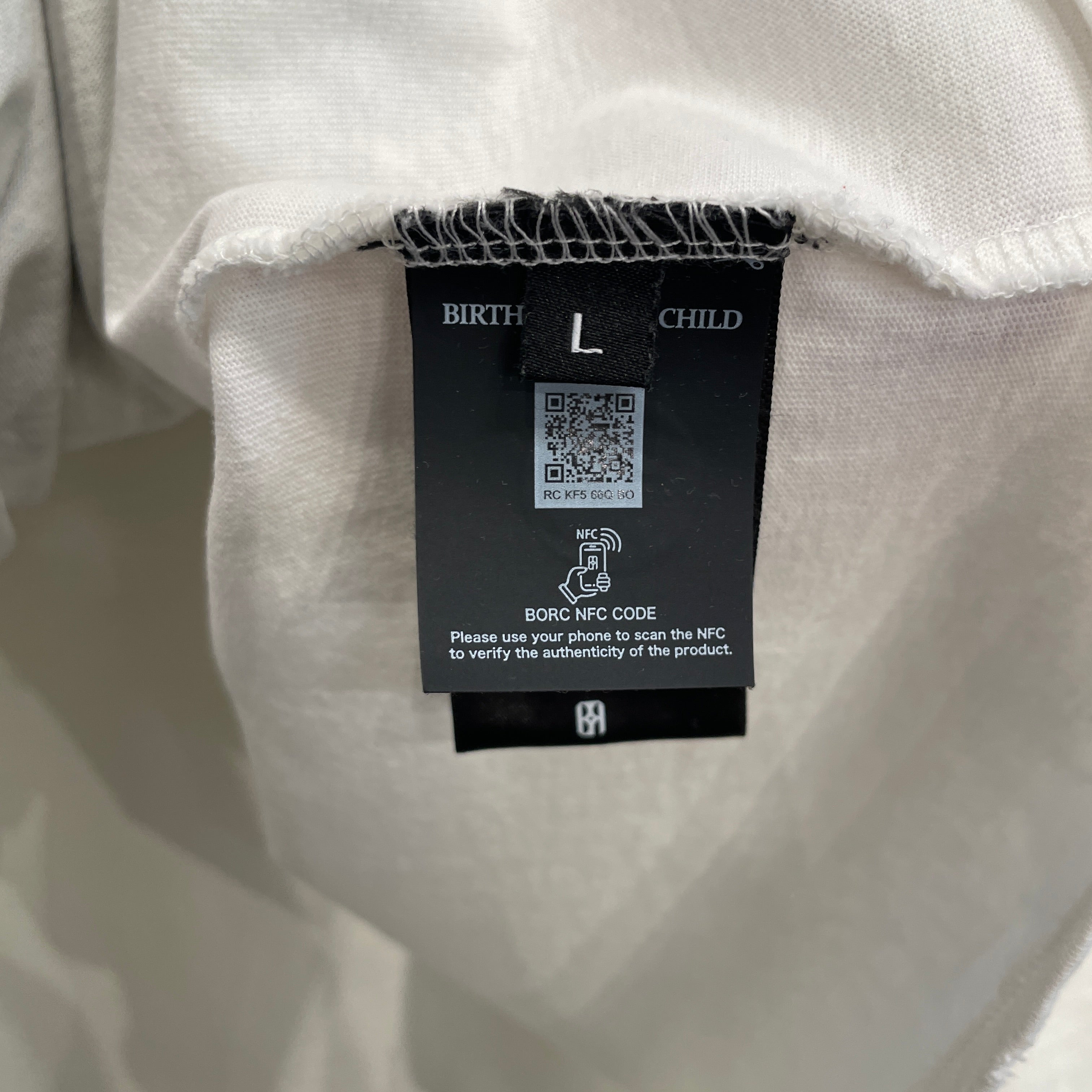 Birth Of Royal Child/LS T-Shirt/L/Cotton/WHT/SLEEVE PATCHES view 4