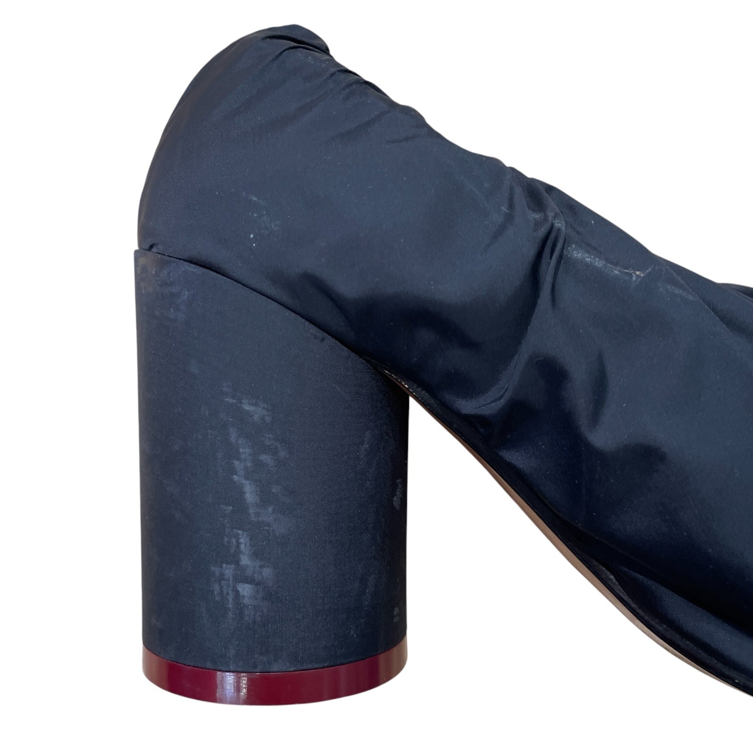 MM6/Heels/EU 39/Cotton/BLK/CLOTH COVERED view 5