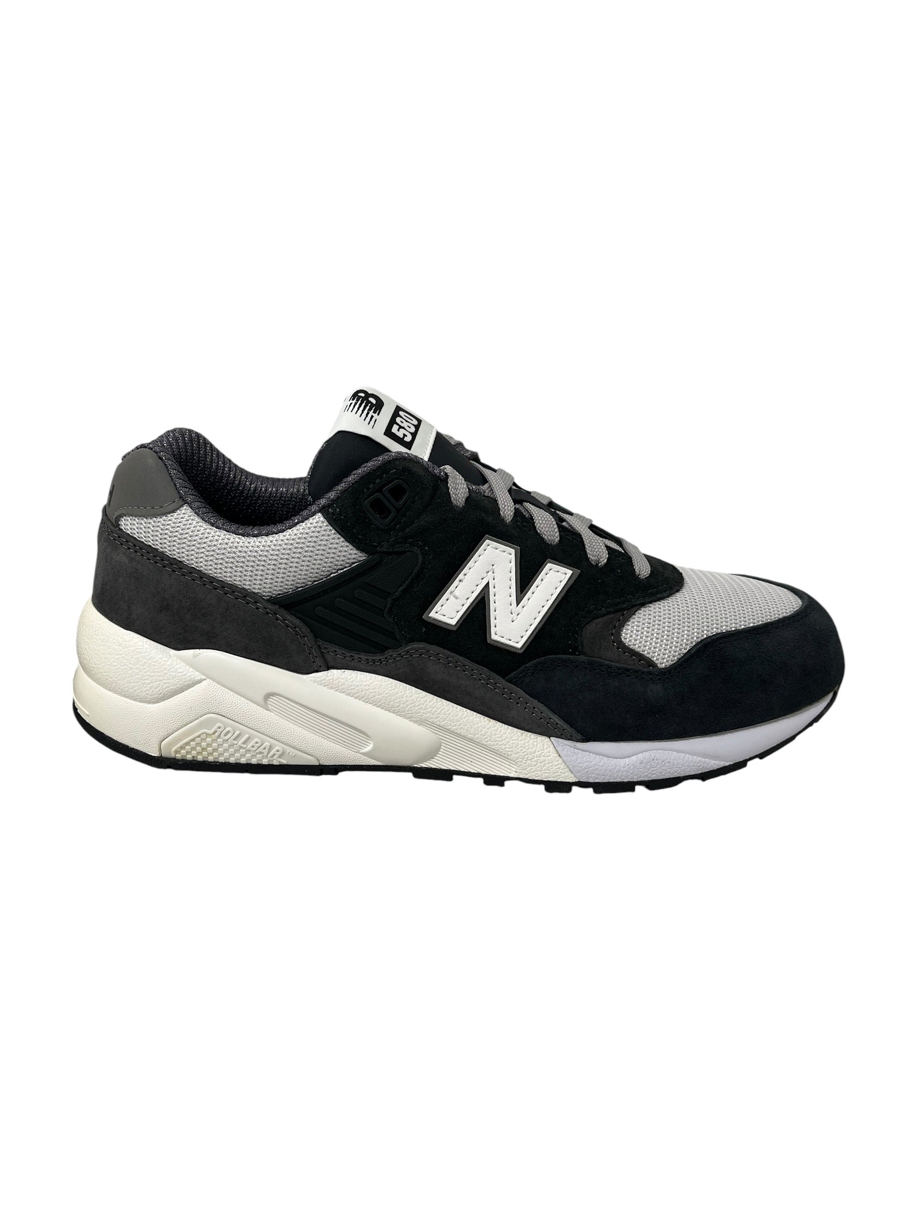NEW BALANCE/COMME des GARCONS HOMME/Low-Sneakers/US 10/Suede/BLK/580 WHITE N ROLLBAR view 4