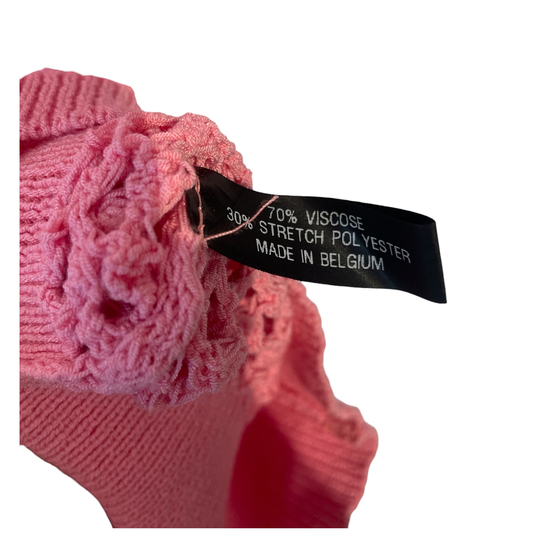 Walter Van Beirendonck/Sweater/S/Cotton/PNK/SS2020 FISHNET KNIT view 4