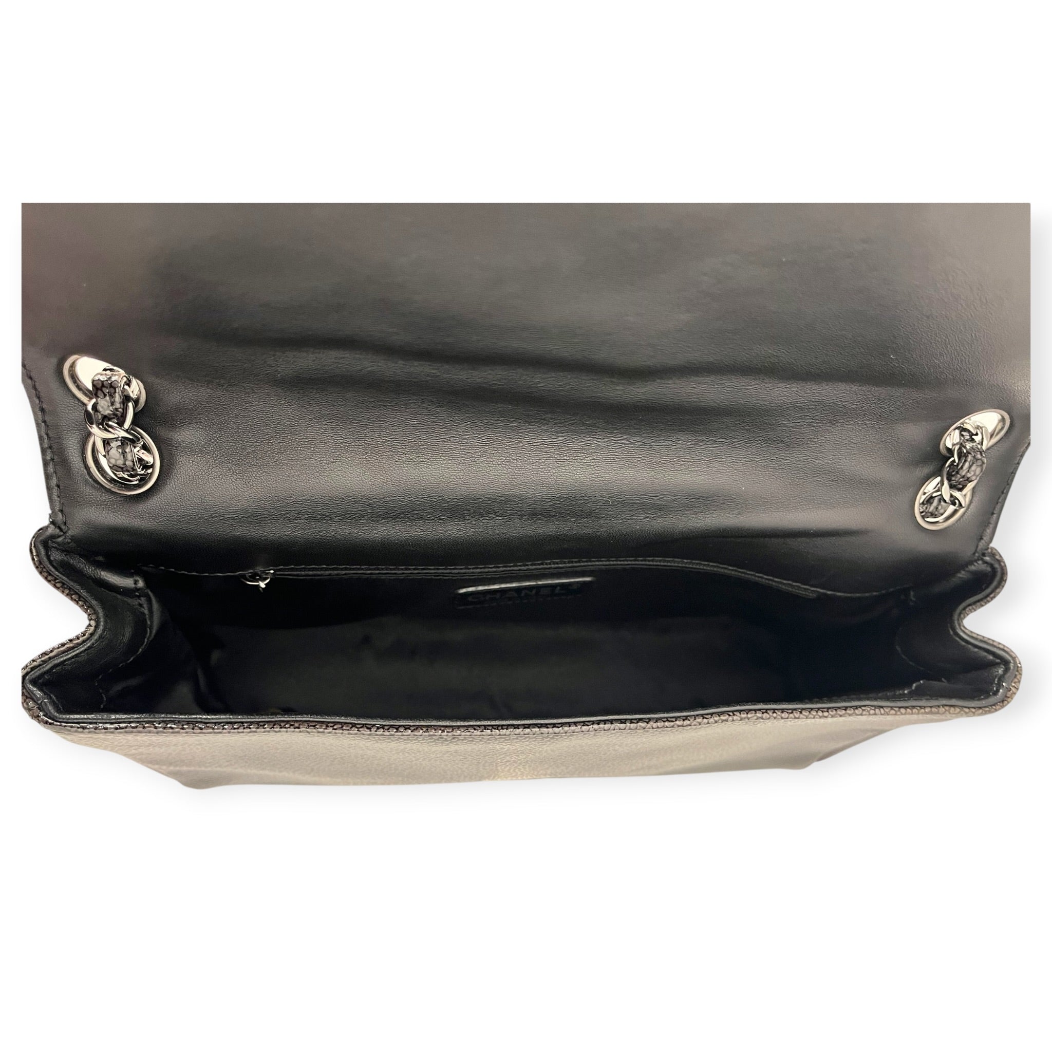 CHANEL/Bag/Leather/BLK/CHANEL CAVIAR REISSUE FLAP BAG view 3