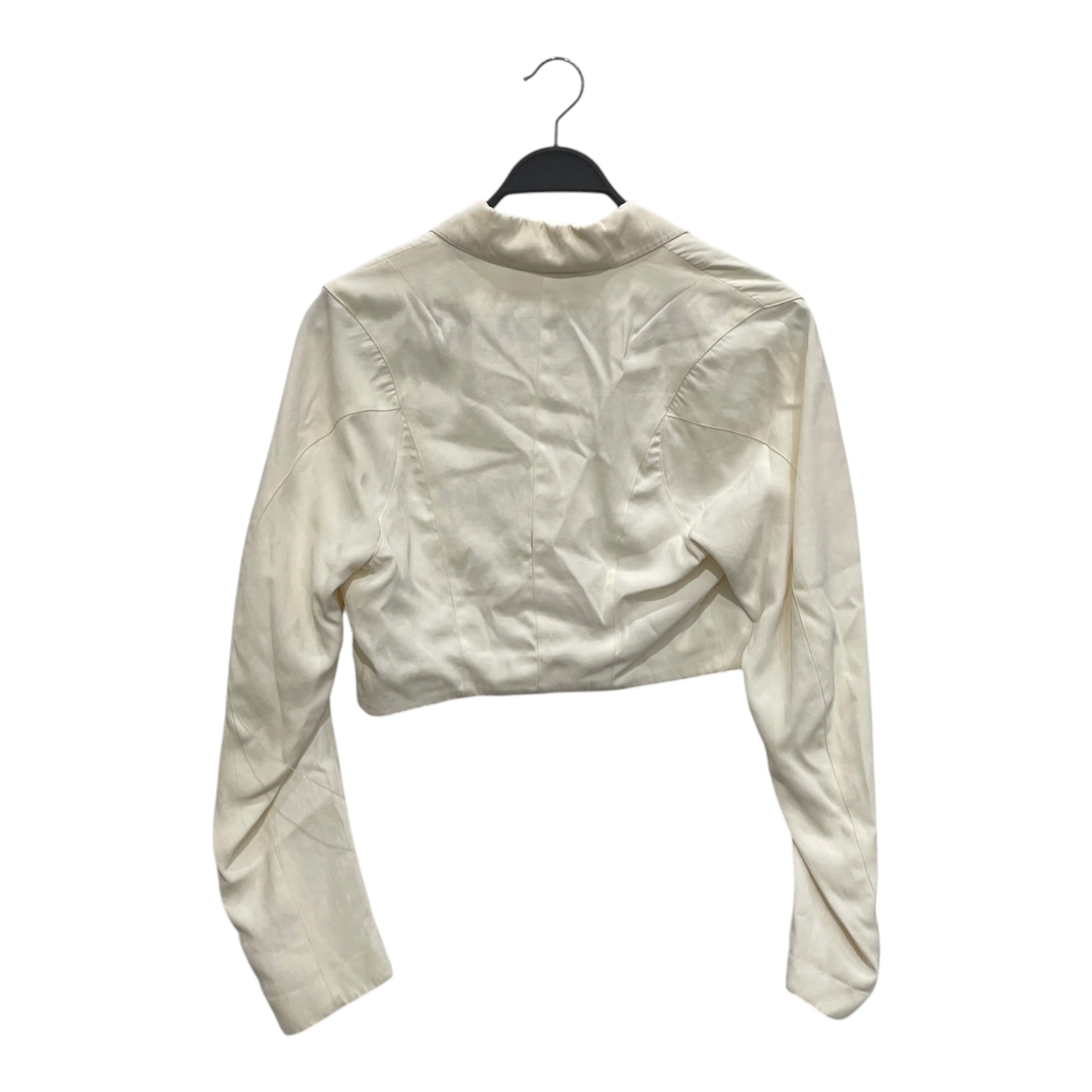 ANN DEMEULEMEESTER/Tailored Jkt/40/Cotton/WHT/ view 2