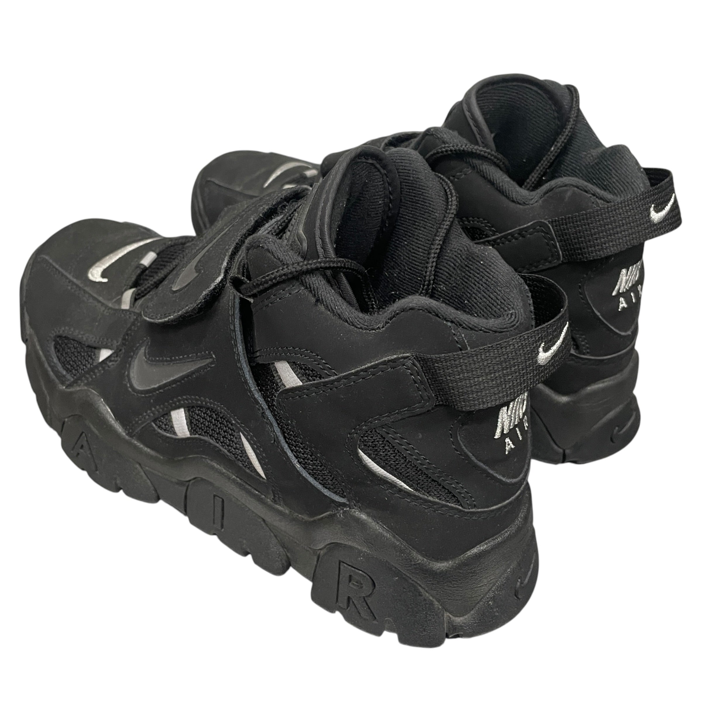 NIKE/Hi-Sneakers/US 8.5/Leather/BLK/2019 RETRO AIR BARRAGE view 2