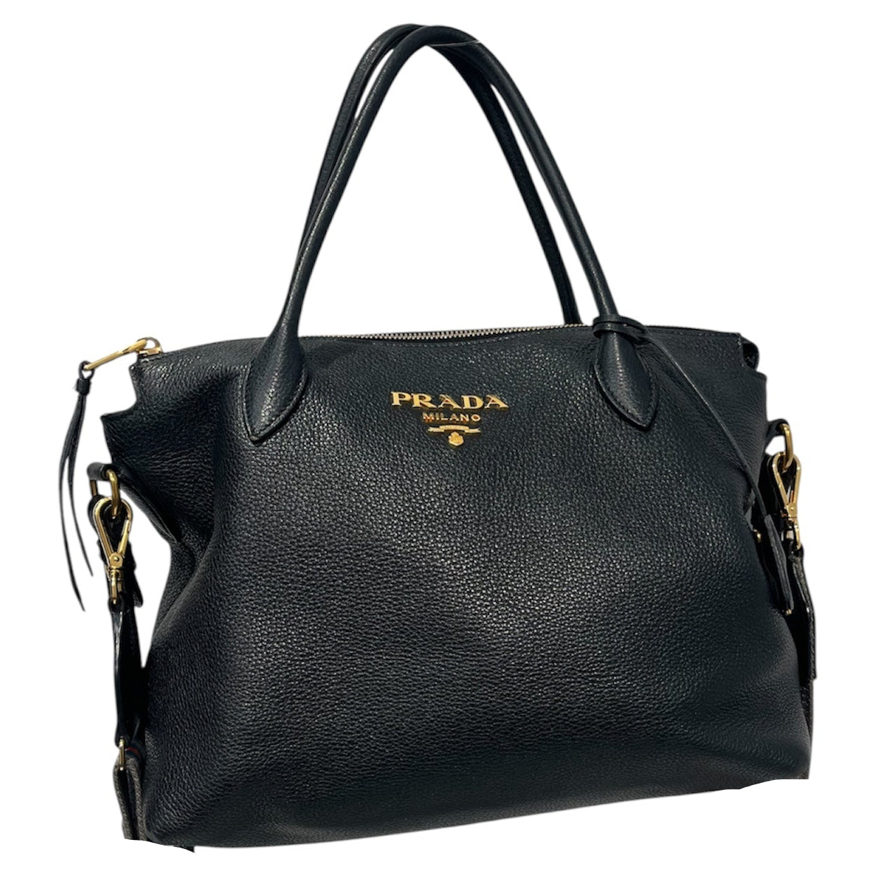 PRADA/Cross Body Bag/Leather/BLK/9j3rq87 view 1