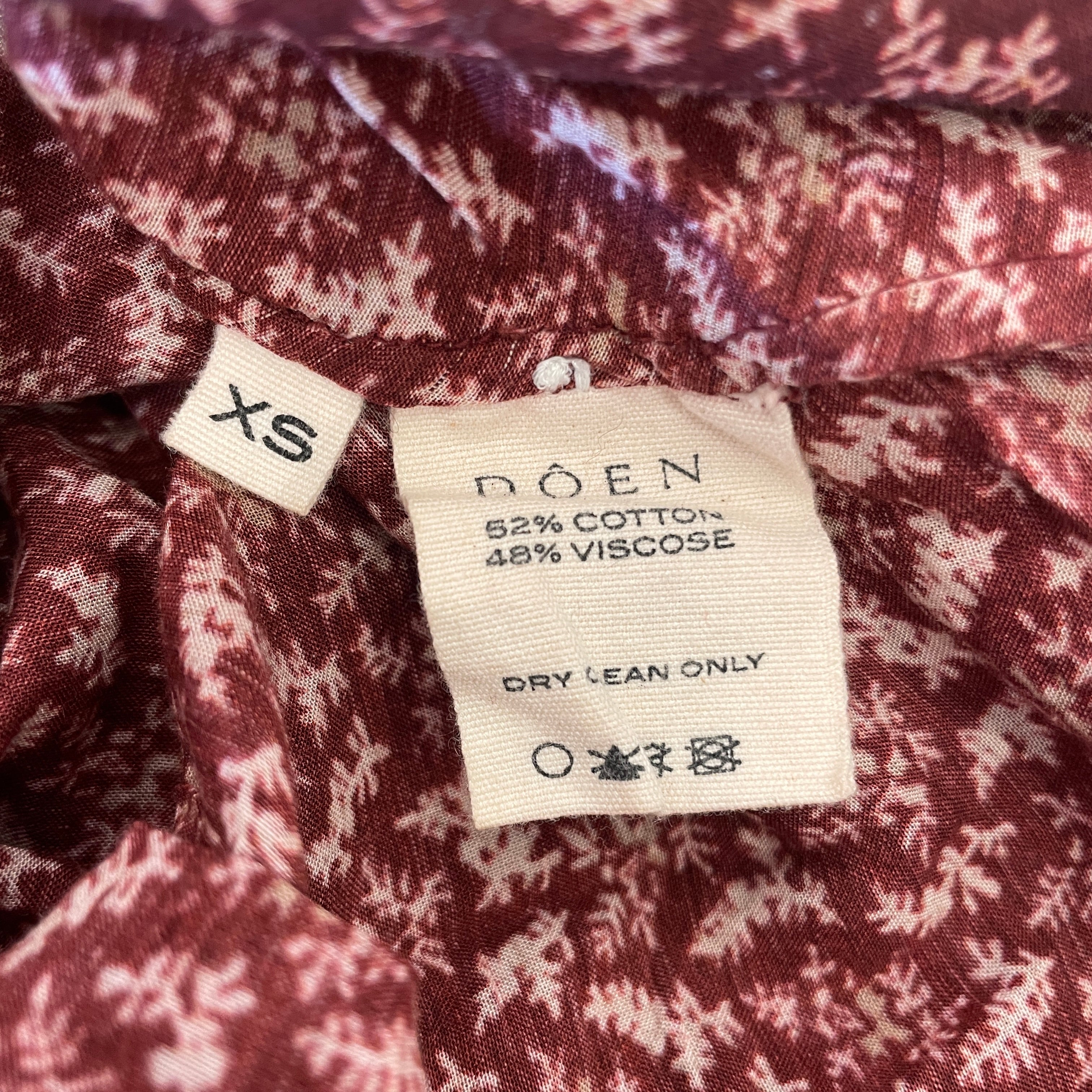 DOEN/Blouse/XS/All Over Print/Cotton/BRD/ view 4
